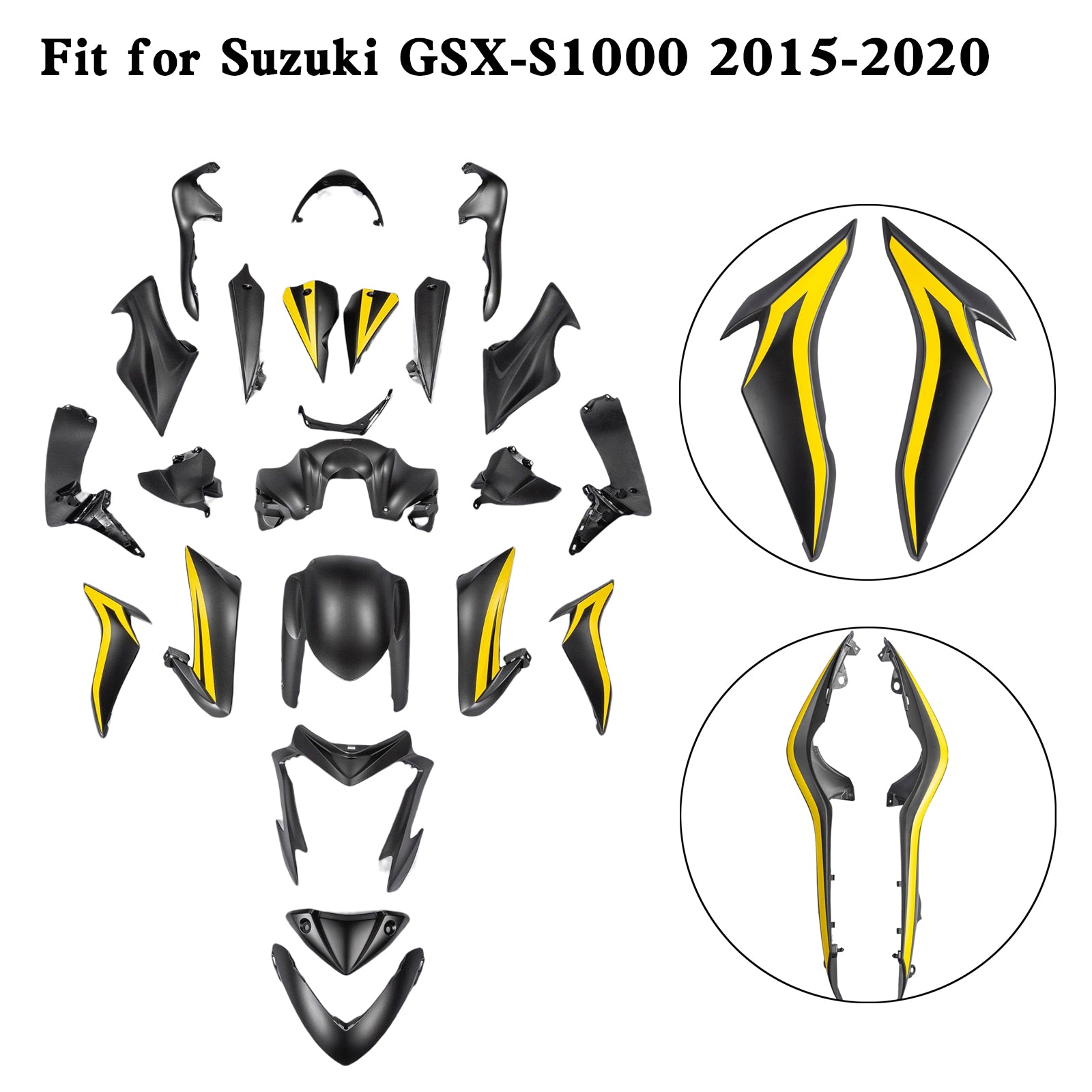 Amotopart (2015–2020) Suzuki GSX-S 1000 Verkleidungssatz Kollektion 2