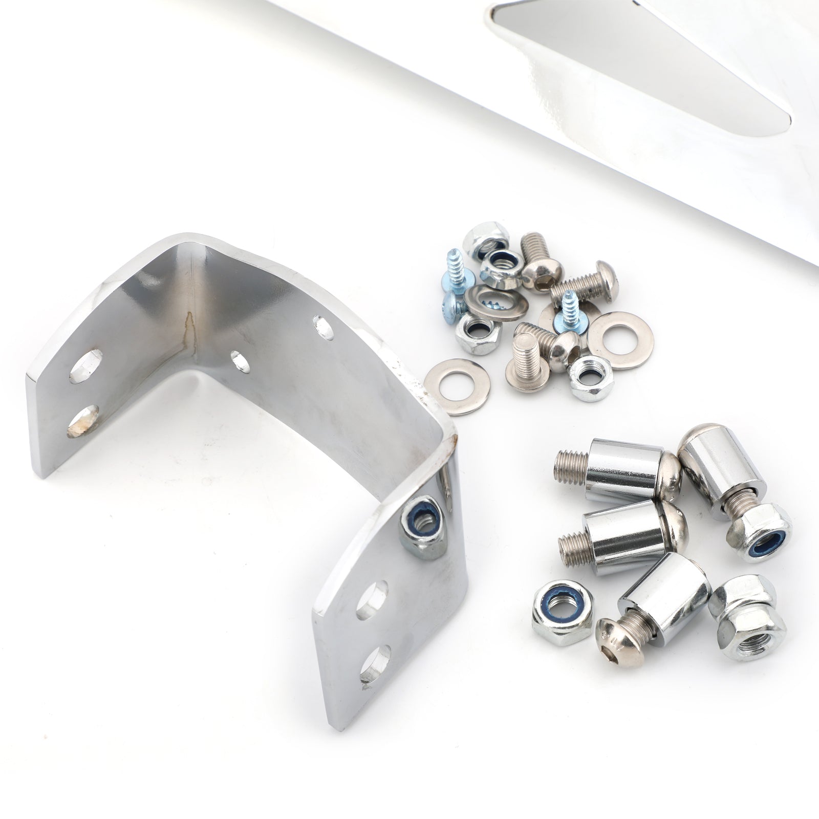 Backrest Sissy Bar For Yamaha Star Stryker Model Upright Pad Bullet Cowl XVS1300 Generic FedEx Express Shipping