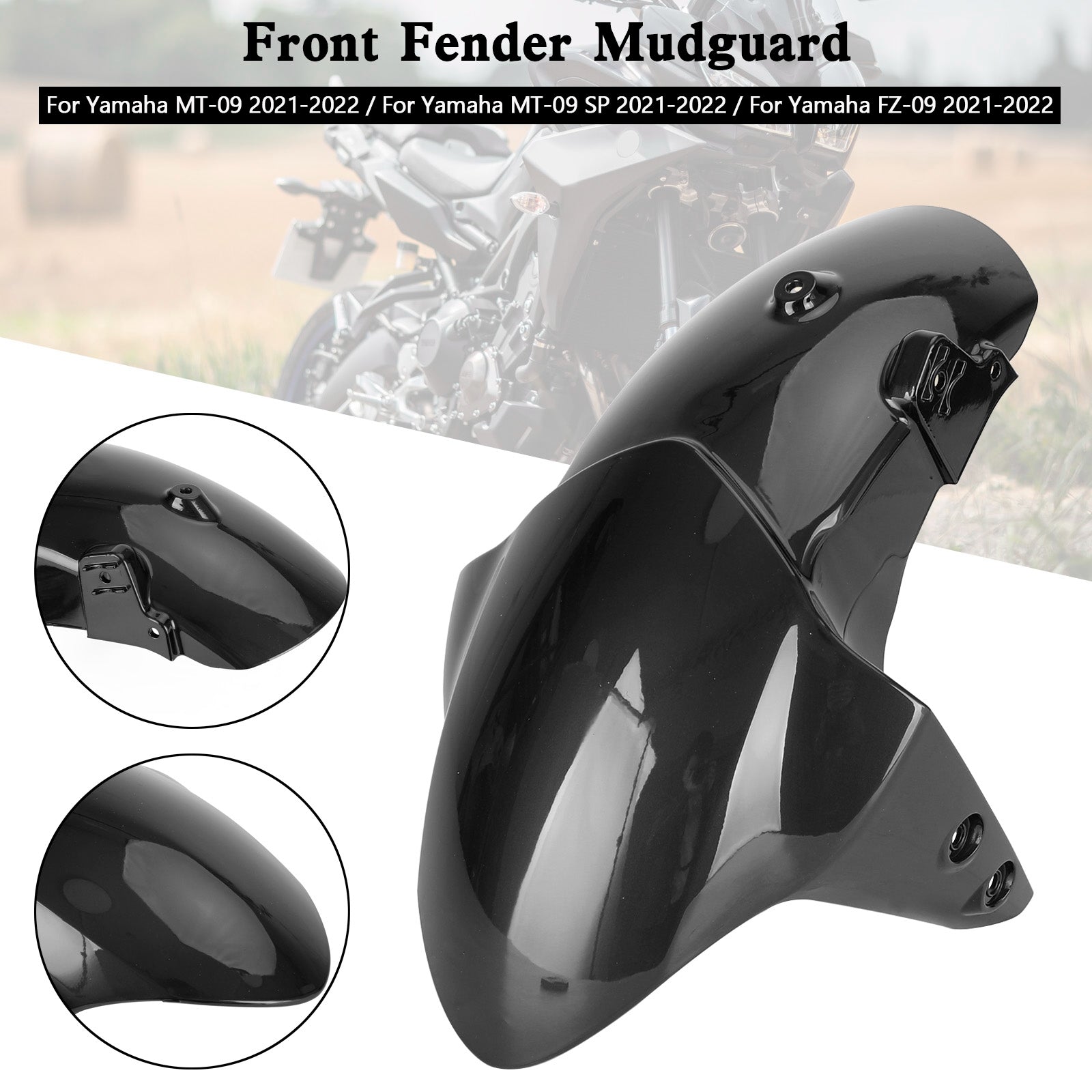CARDINGO DE MUDA DEL FENDER Front para Yamaha MT-09/SP FZ-09 21-23 XSR900/GP 22-25