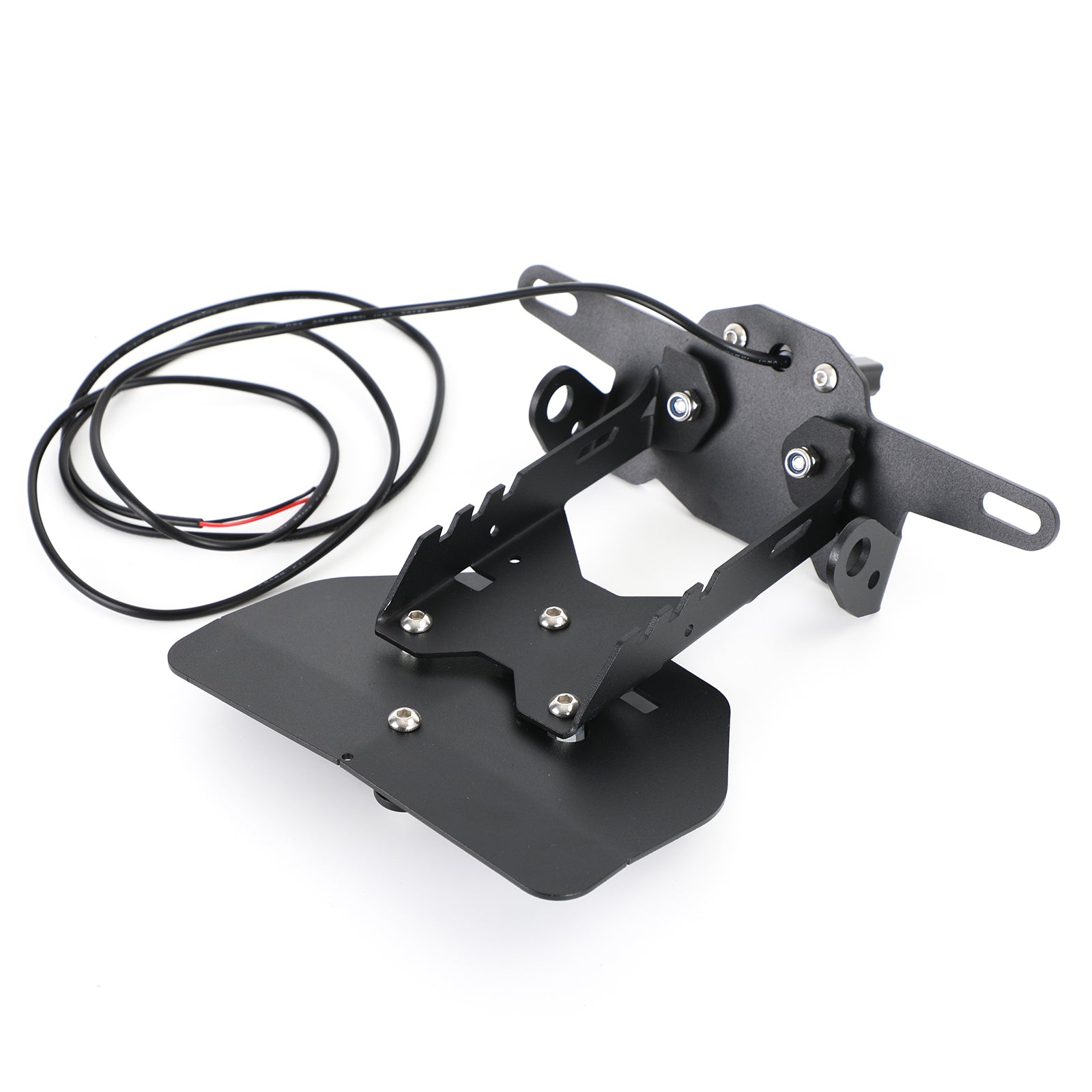 Licensplade Holder Frame Bracket Fit til Suzuki Katana GSX-S1000 2019-2021 Generisk