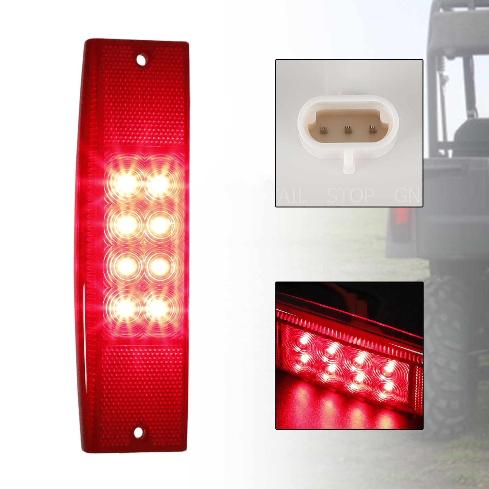 UTV achterlicht 2411450 voor Polaris Ranger 400 500 570 800 2011-2017 Generiek