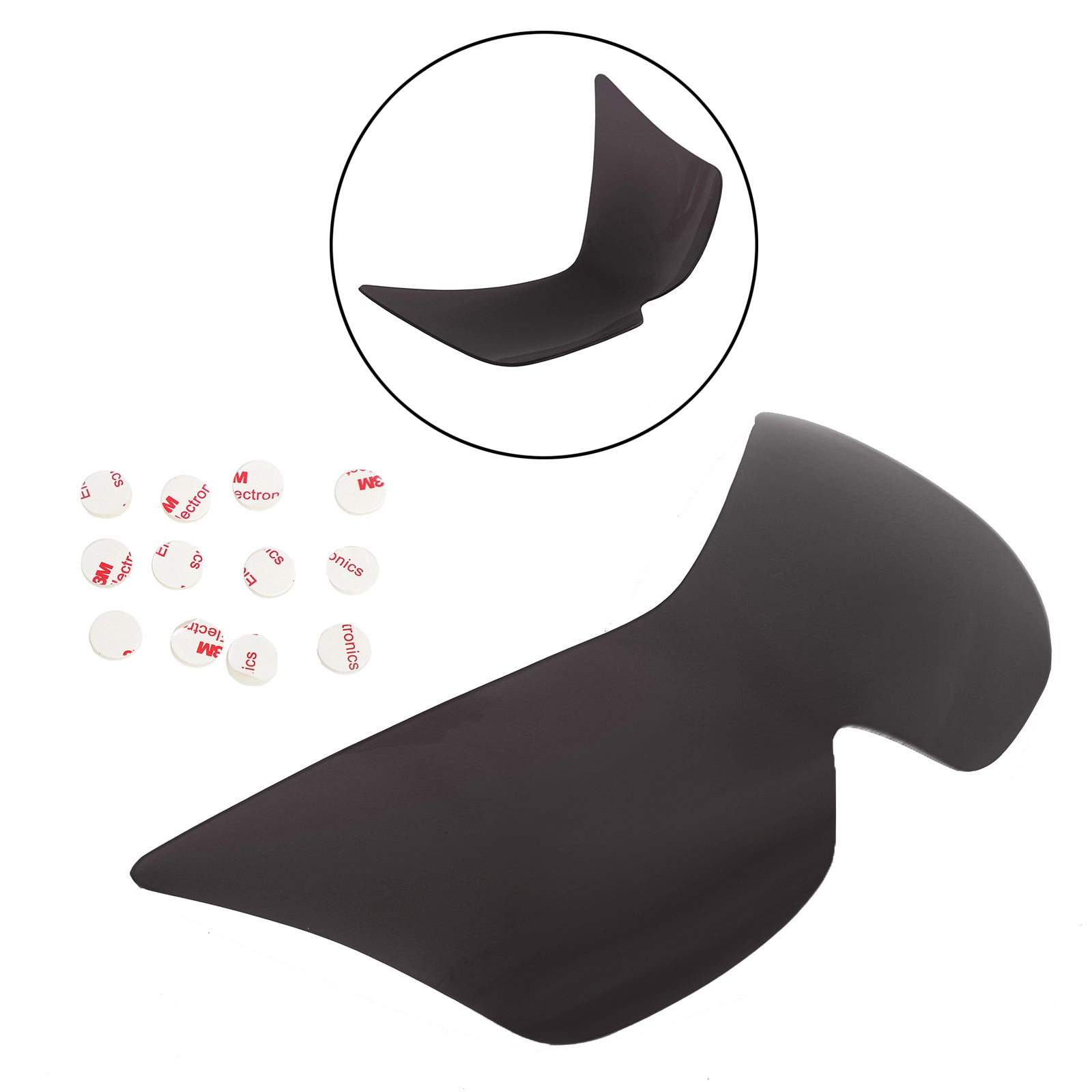 Tampa de proteção contra lentes do farol frontal ajustada para Kawasaki Ninja Z1000 03-06 Blue Generic