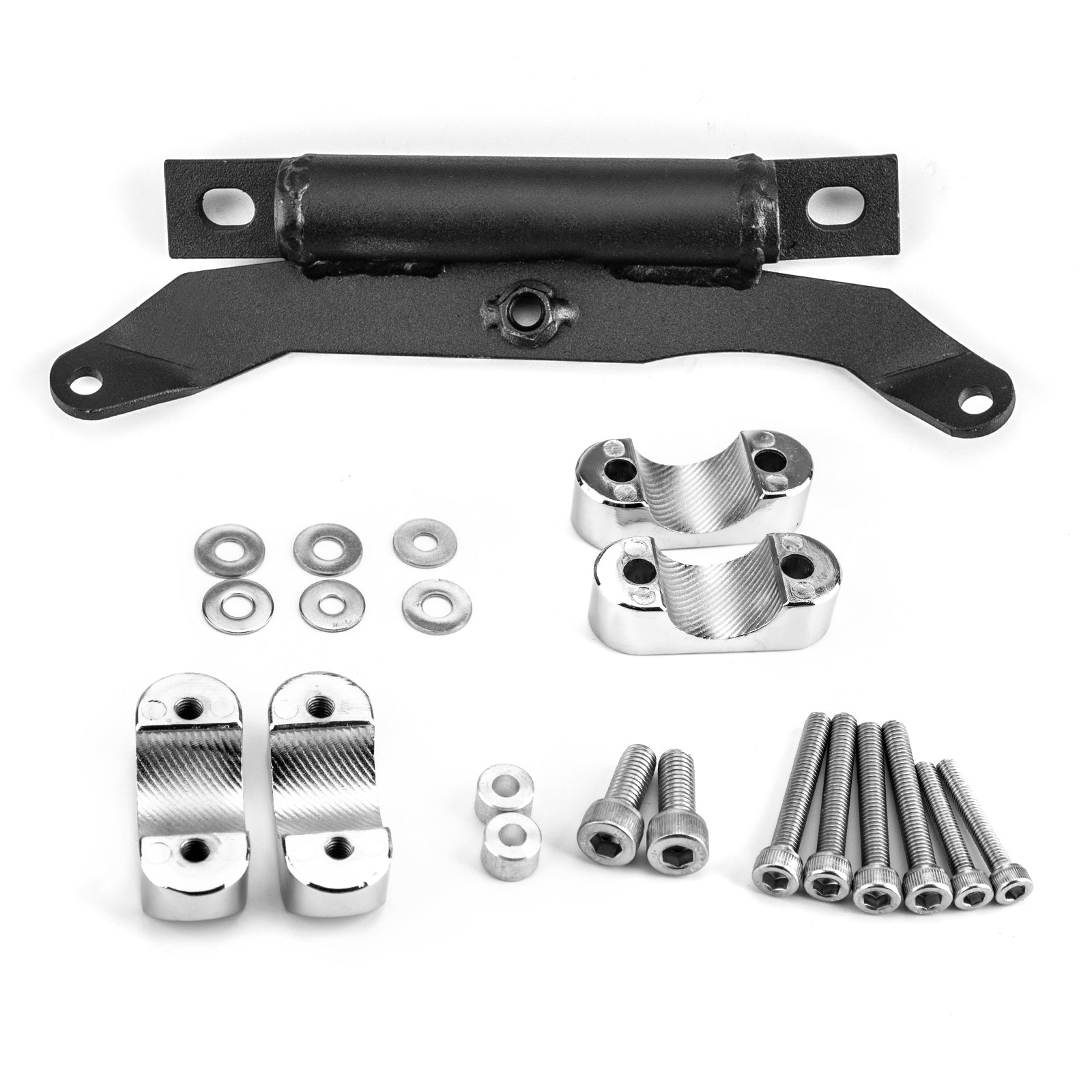 Bovenste motorbeschermer crashbars tankbeschermer snelwegbeschermer voor BMW G310GS zwart