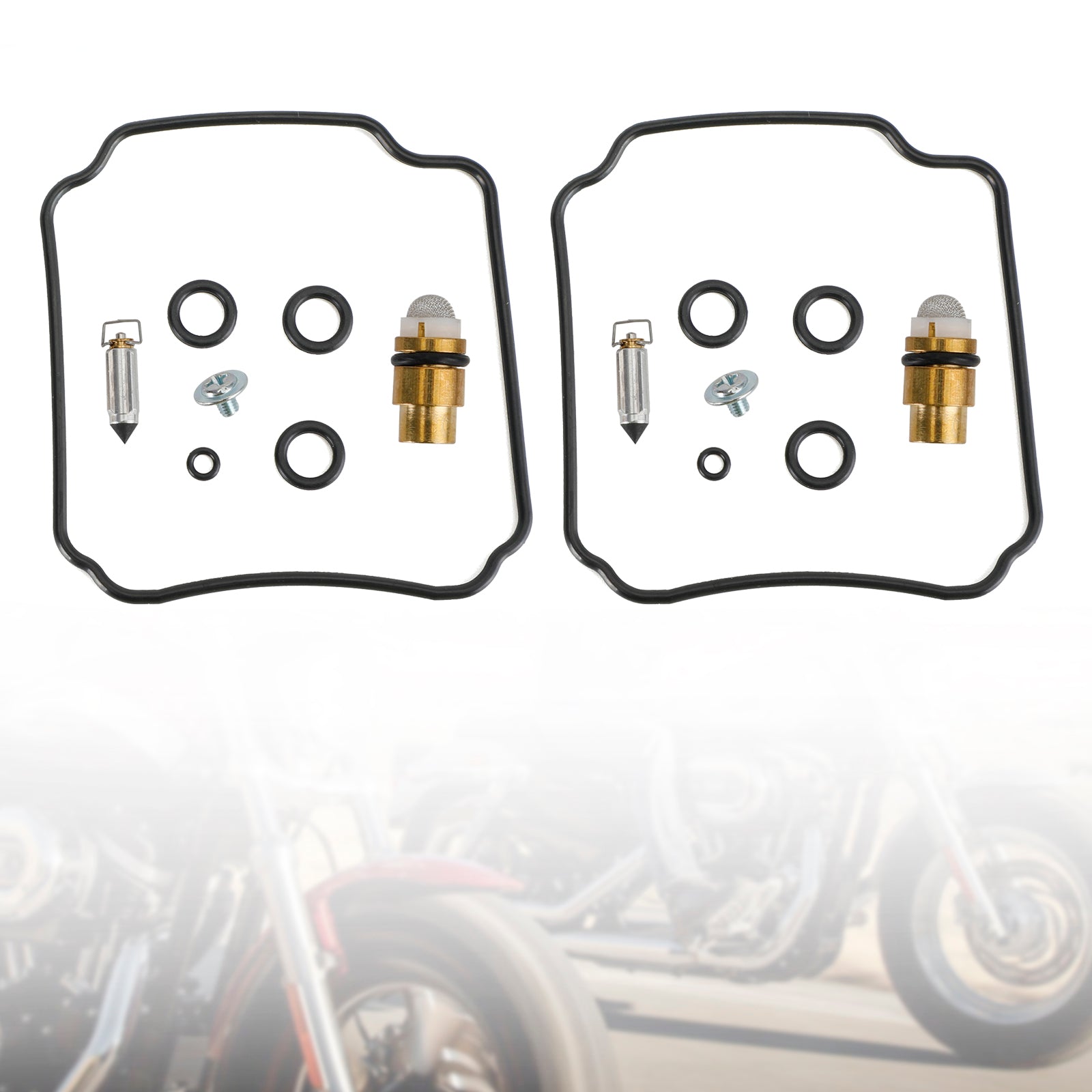 2x Carburetor Rebuild Reparatur Kit für Yamaha Version FZR400 (1WG) R/RR 1988-90