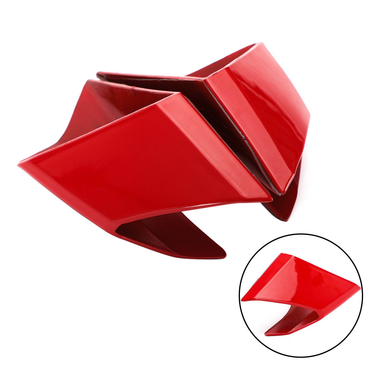 フロントフェアリングウイングレットサイドウイング保護カバーホンダ CBR650R 19-2021 汎用