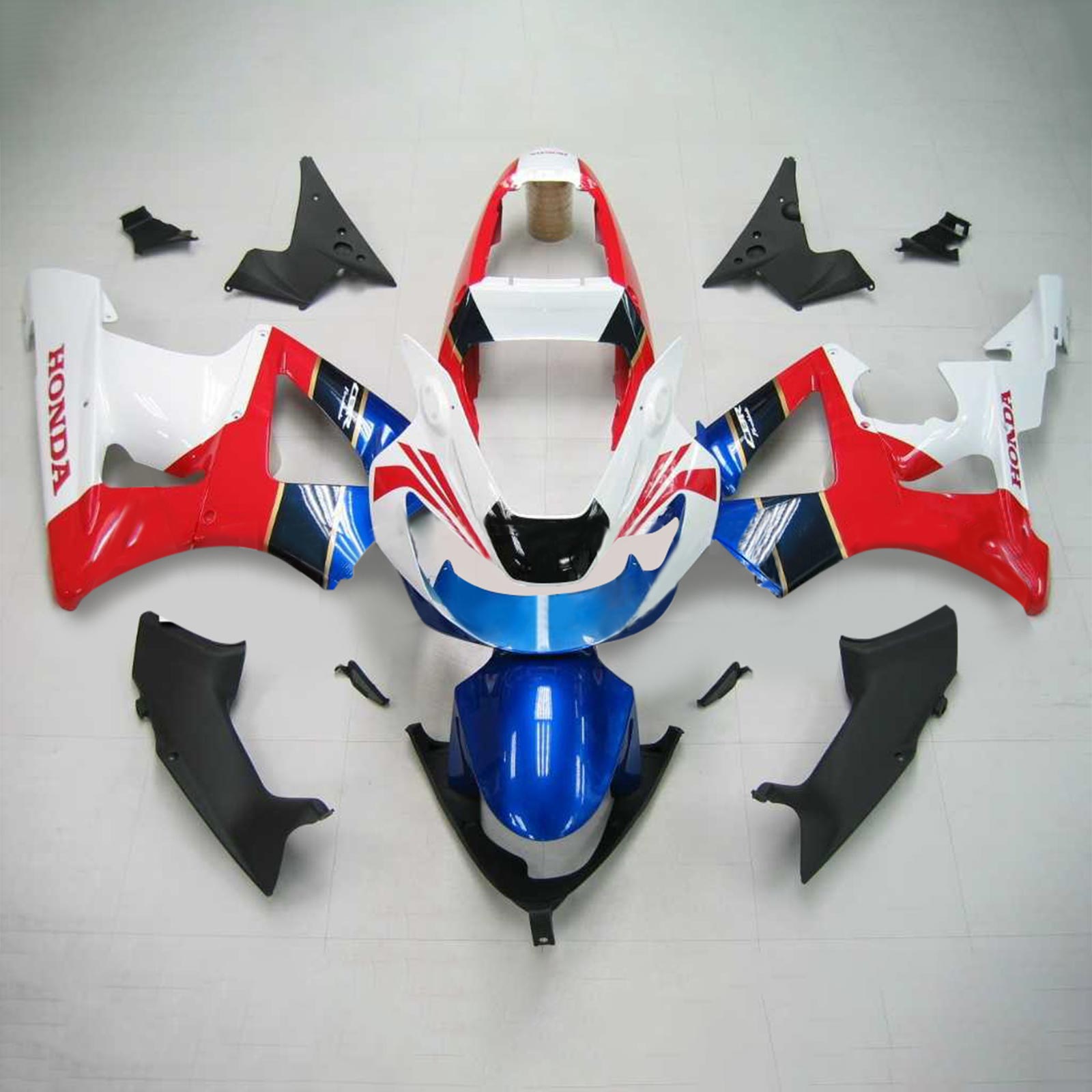 Amotopart 2000-2001 Honda CBR929RR Kåbe Blå&Red Style4-sæt
