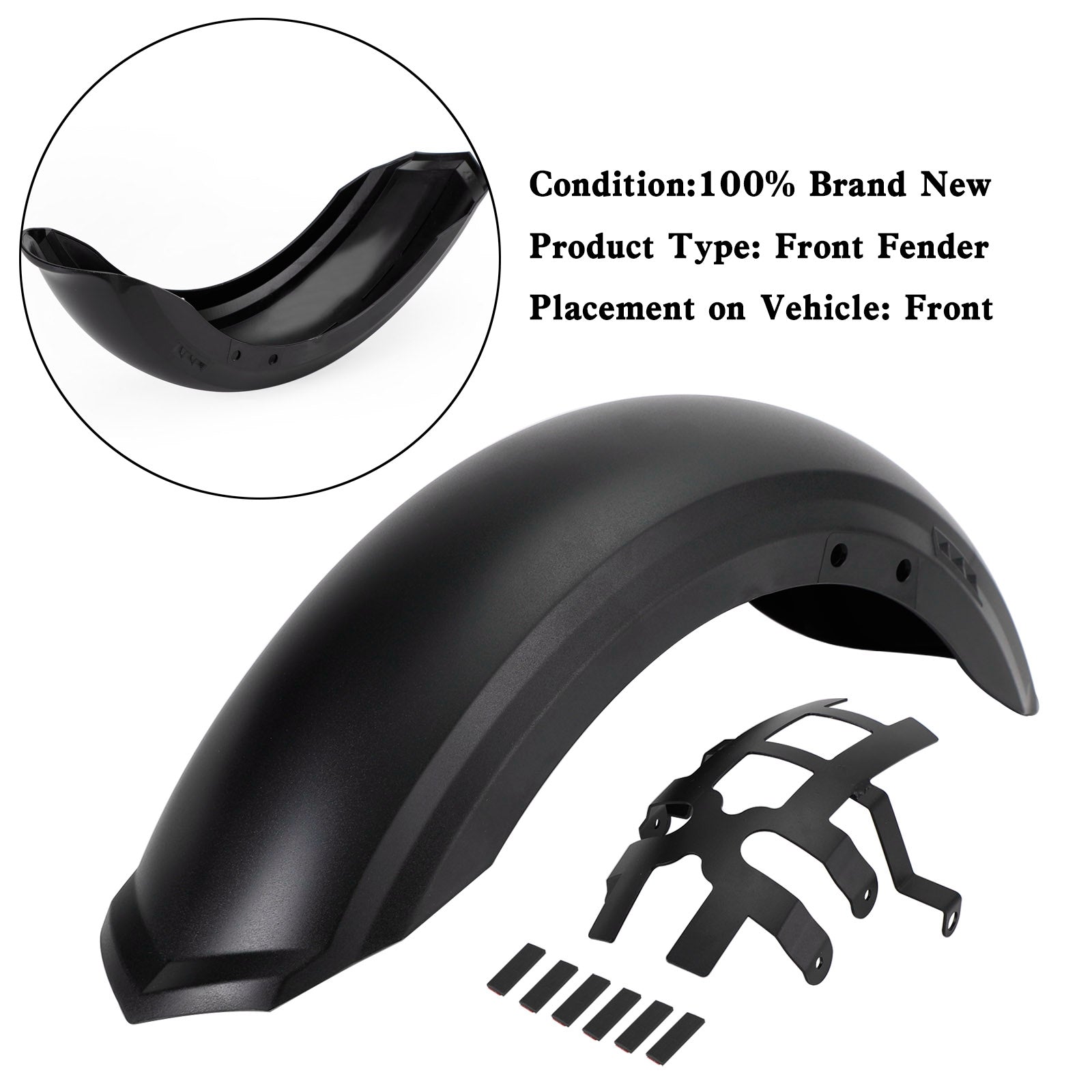 Front Fender Mudguard Fairing för Honda Rebel CMX300 CMX500 2017-2022