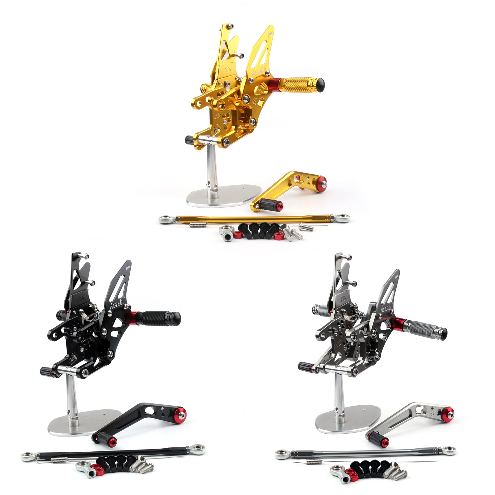 Rearrsets PEGS PEGS RETRAGES RESTRON POUR HONDA CBR1000 CBR 1000 2012-2018