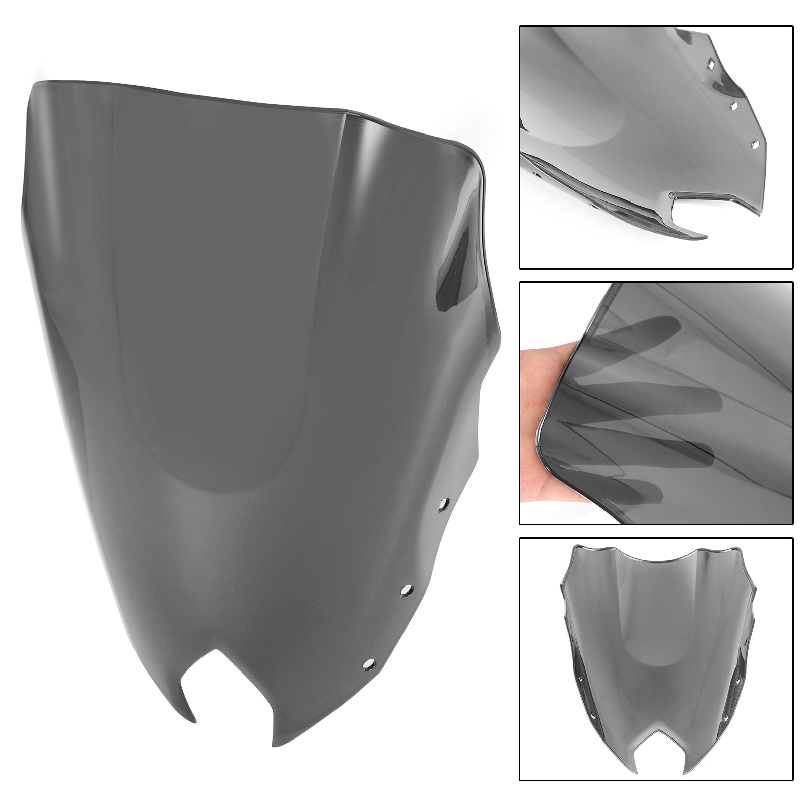 Le pare-brise de moto ABS Ajustement pour Yamaha FZ6R FZ-6R FZS600 2009-2015