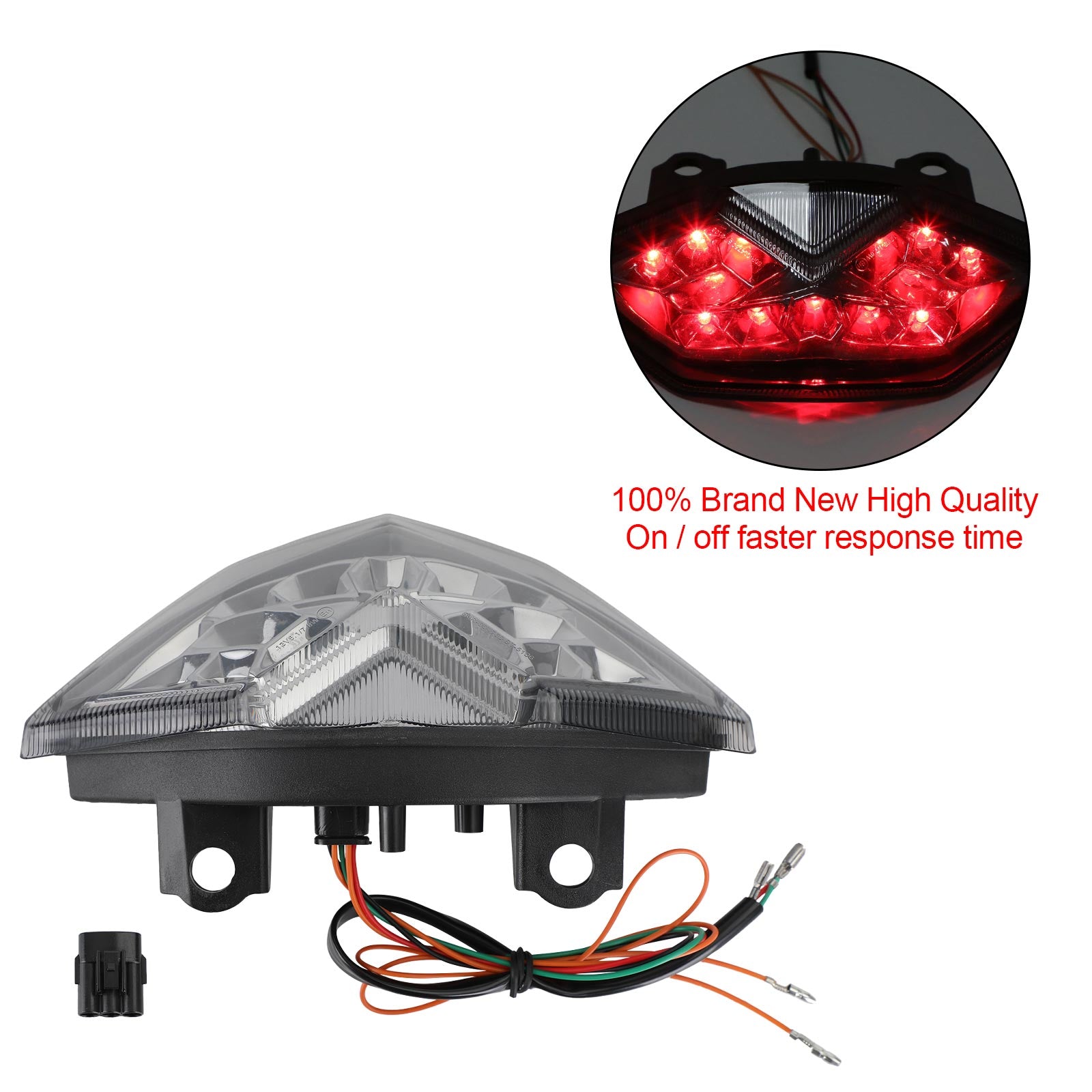 Luz traseira integrada para kawasaki ninja 1000 kle 650 versys 2020 z1000/sx genérico