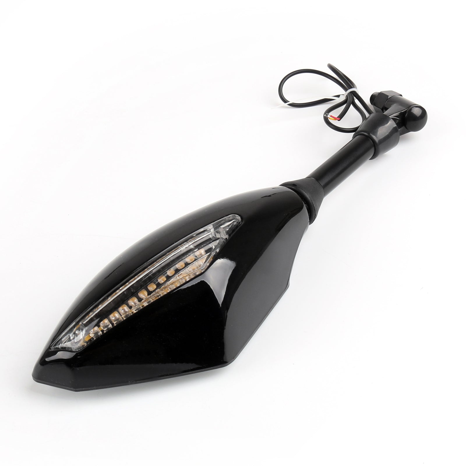 Połącz 10 mm motocykl skrętu Sygnał zintegrowany wskaźnik światło wsteczne luster