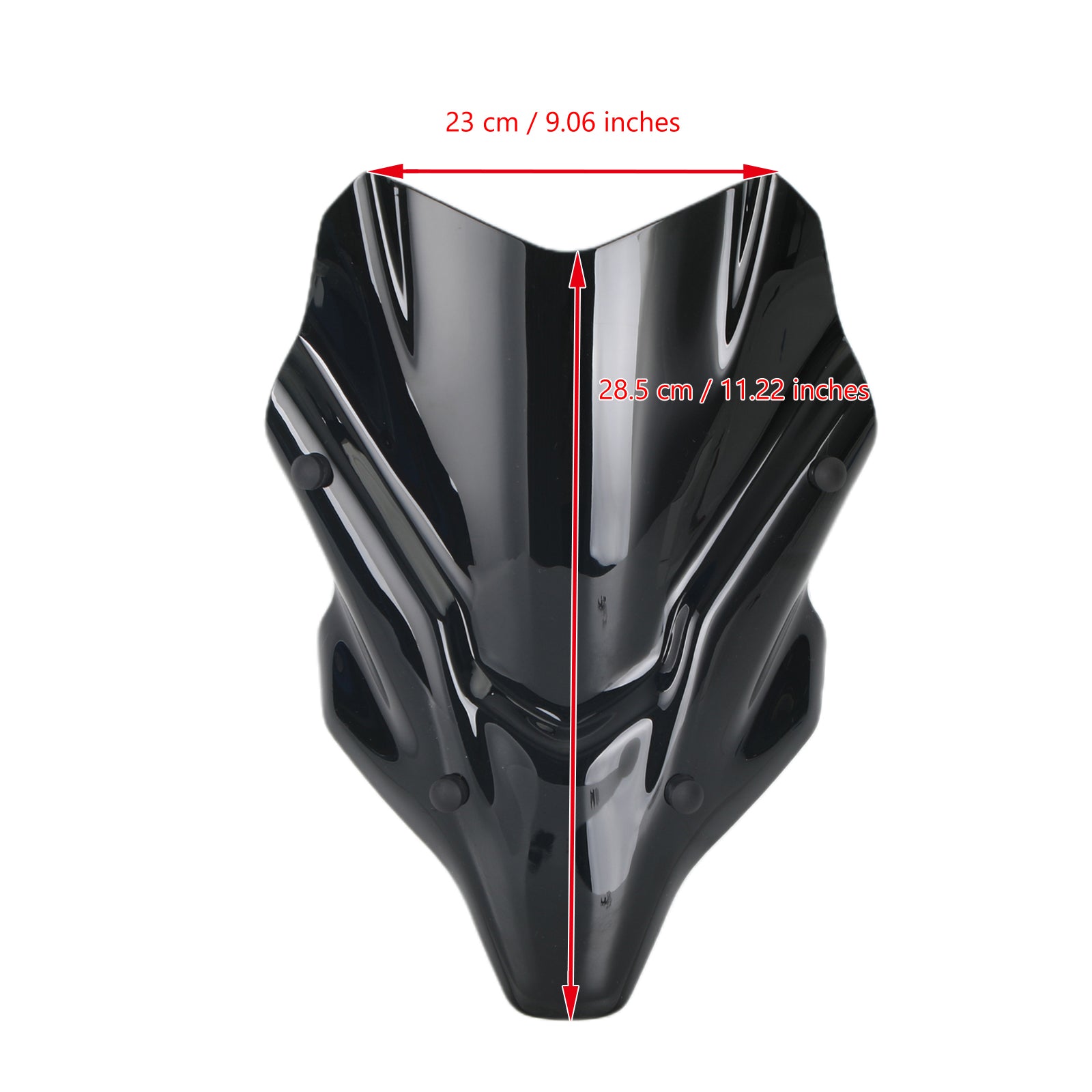 En pare-brise Bouclier de pare-brise Protecteur Ajustement pour Yamaha MT-07 MT07 2021-2024