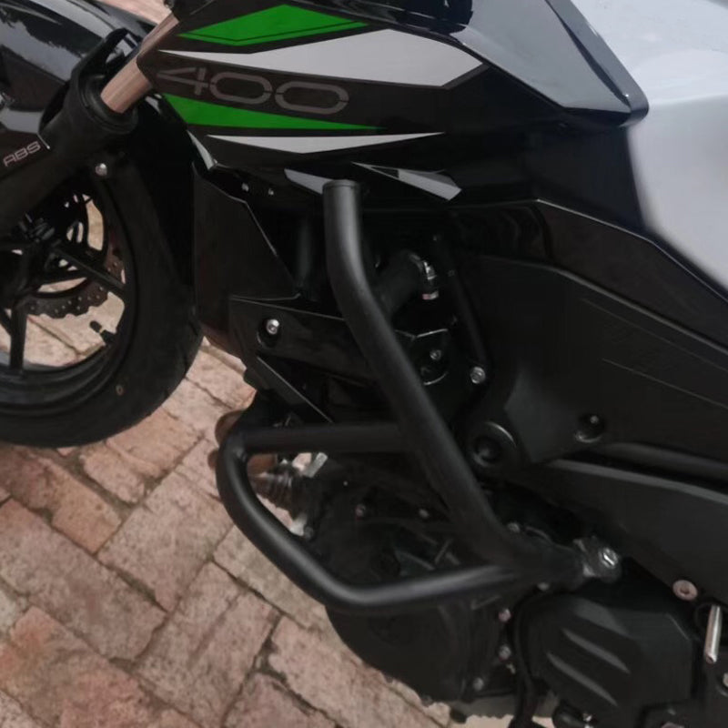 Motorstötfångare Crash Bar Protector för Kawasaki Ninja 250 400 Ex 2018-2019