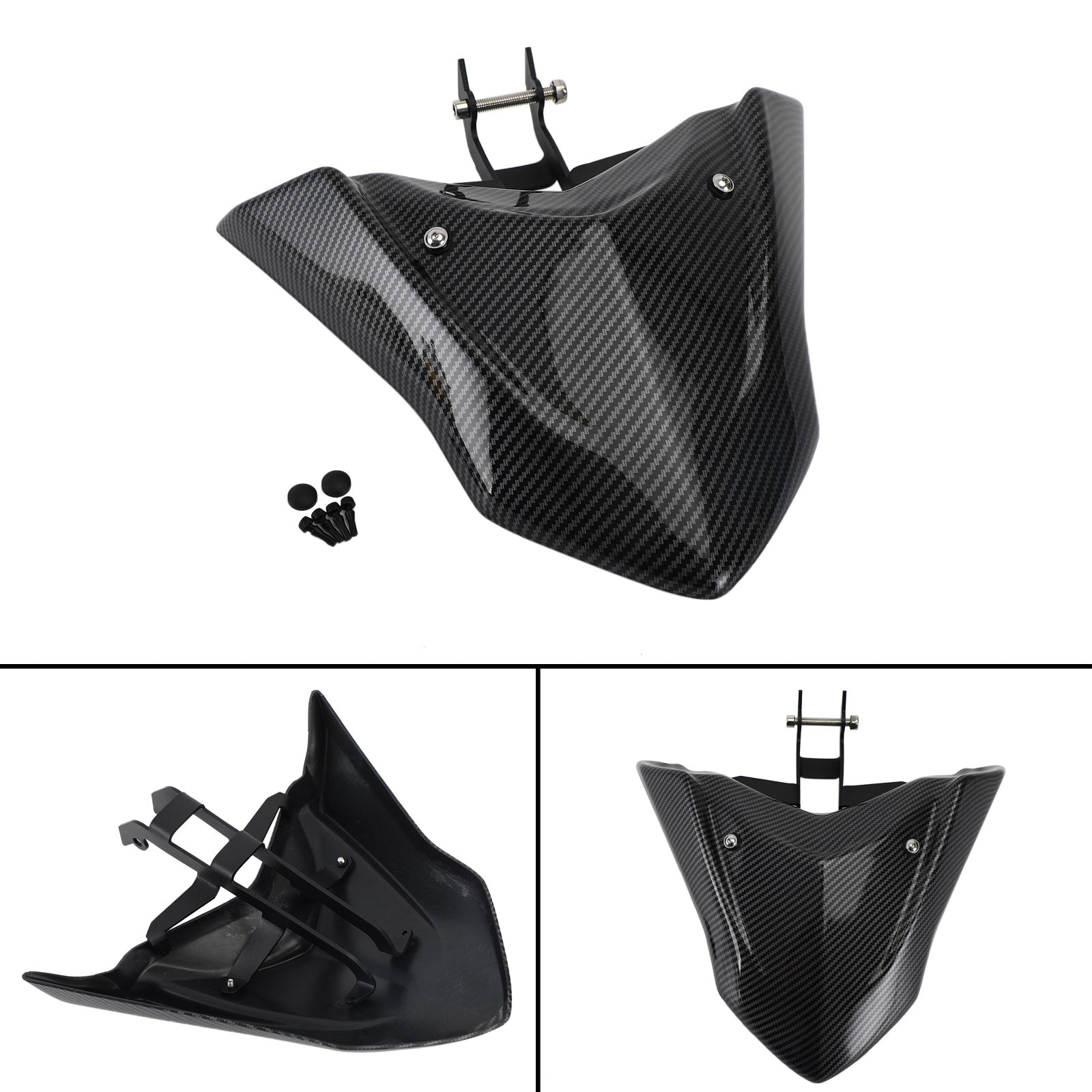 Carbon ABS FRONT FENDER Näbbförlängning Fit för Yamaha Tenere 700 2019-2022