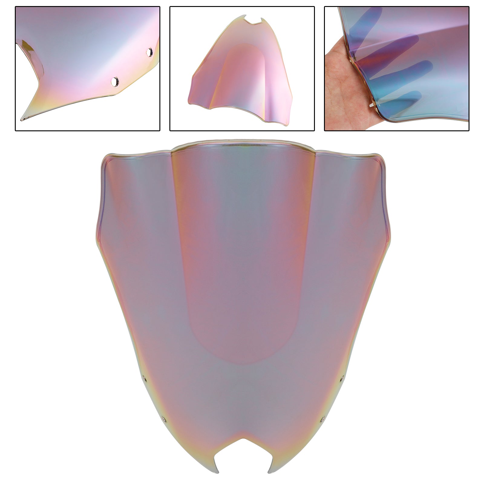 Le pare-brise de moto ABS Ajustement pour Yamaha FZ6R FZ-6R FZS600 2009-2015