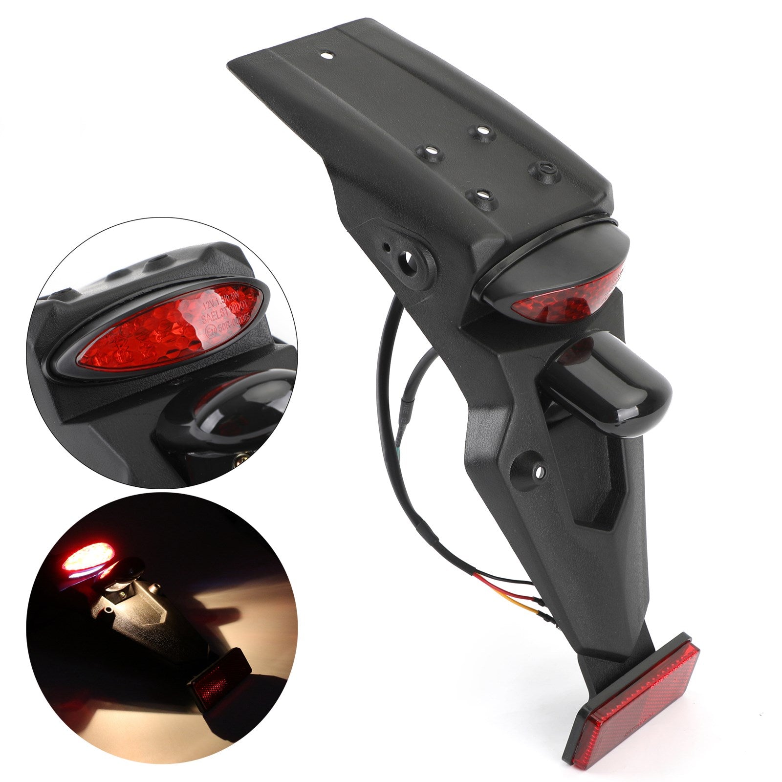Off-road MX motorcross Dual Sport Pit Dirt Bike LED Achter achter Fender Brake Tail Light