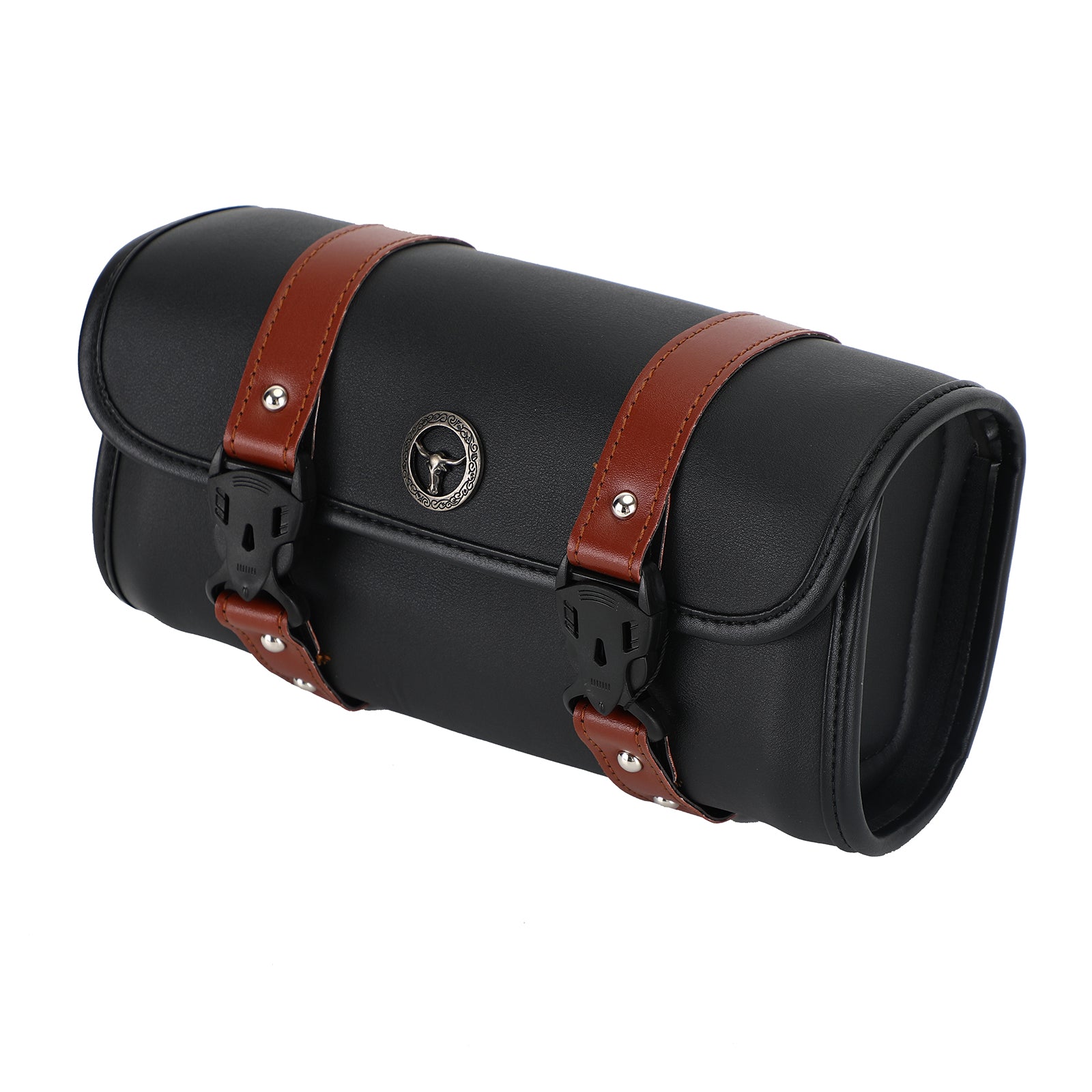 Motorcykelfrontgaffel verktygsväska påse bagage sadelväska universal 132#