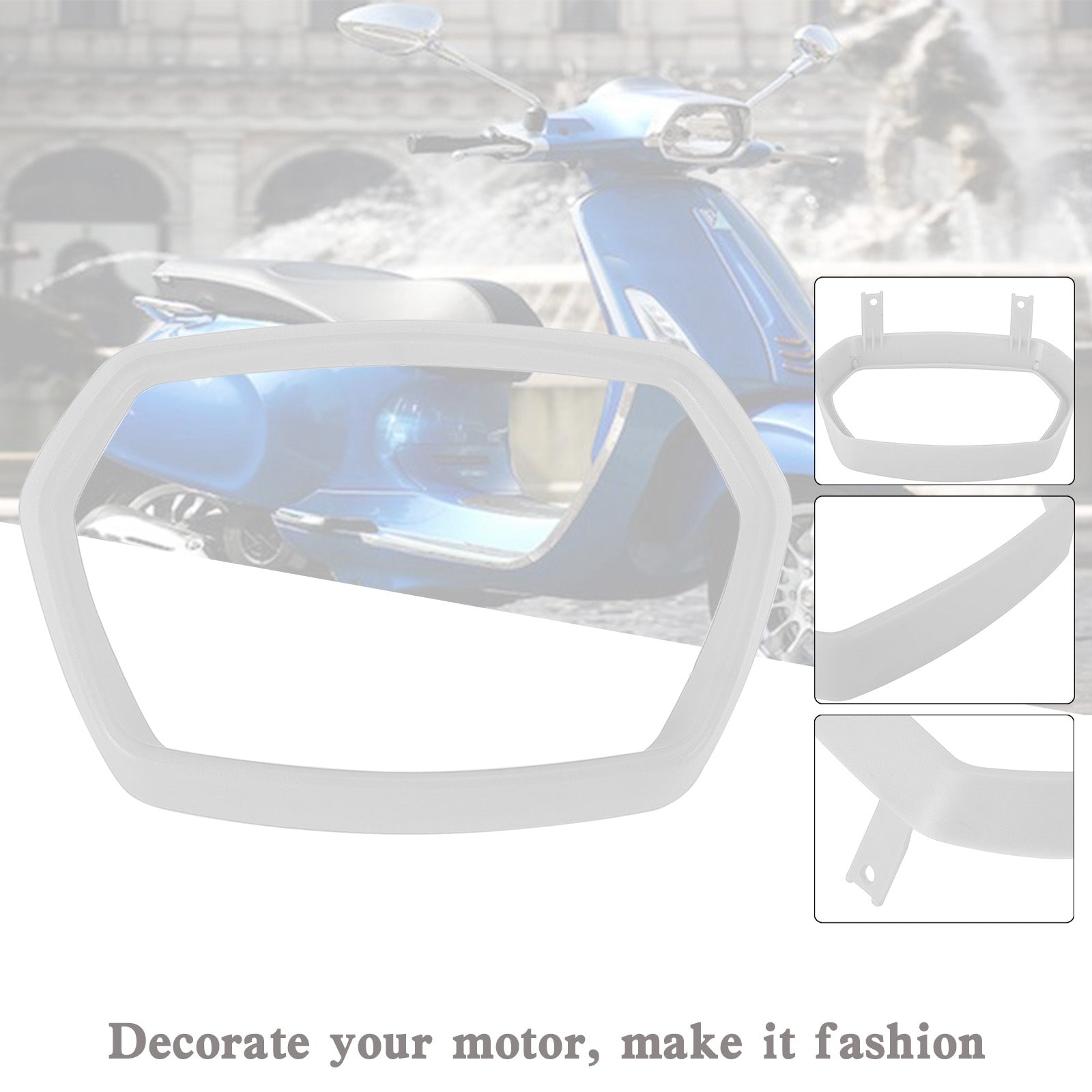 ヘッドライトベゼルトリムリムキャップガードカバーベスパスプリント 150 2016-2022