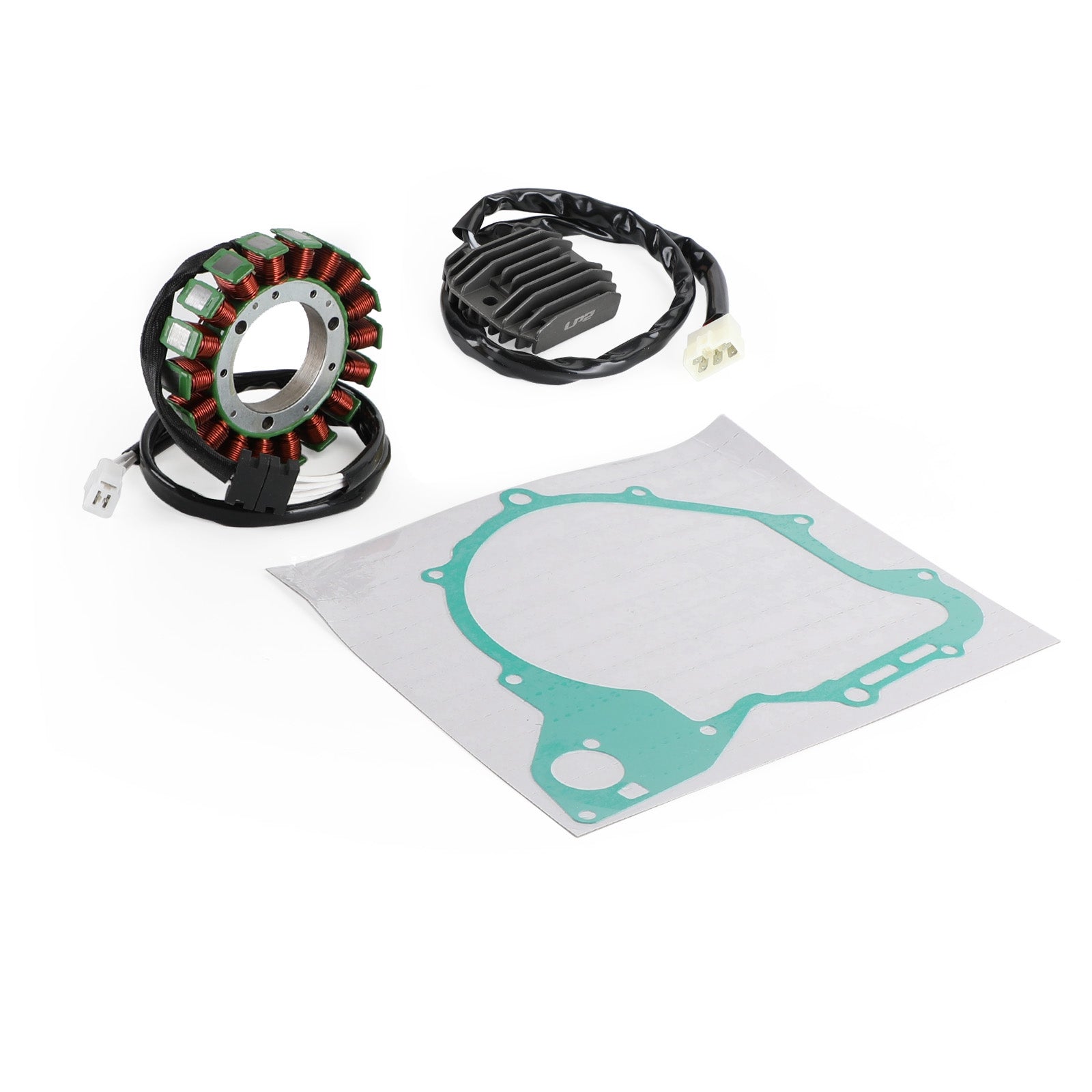Magneto Stator+Spannungsgleichrichter+Dichtung für Yamaha XVS650 XVS400 Drag Star 00-08 Generisches FedEx Express-Versand