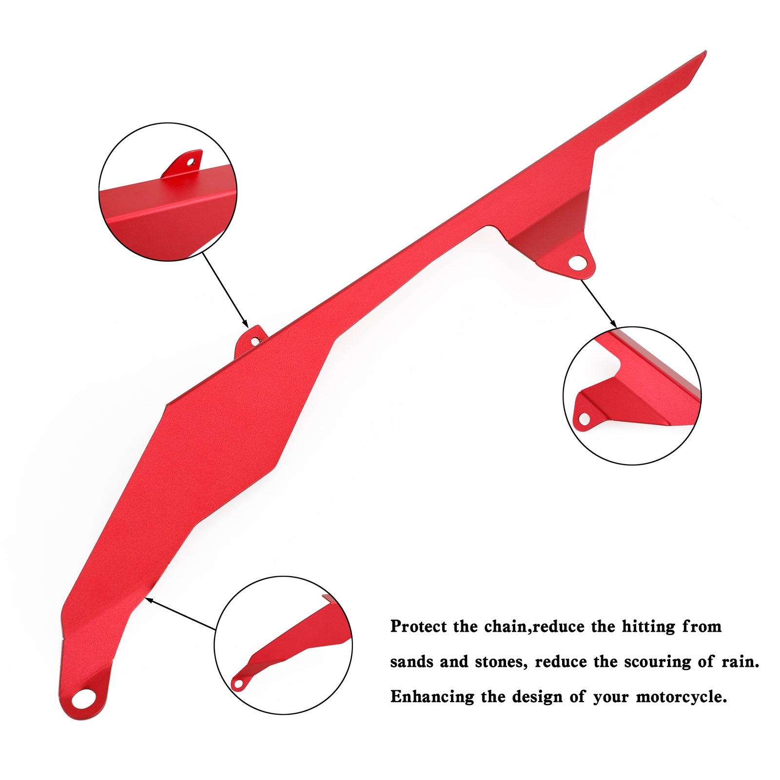 Protector de cadena de piñón trasero para YAMAHA YZF R1 2009-2014 genérico