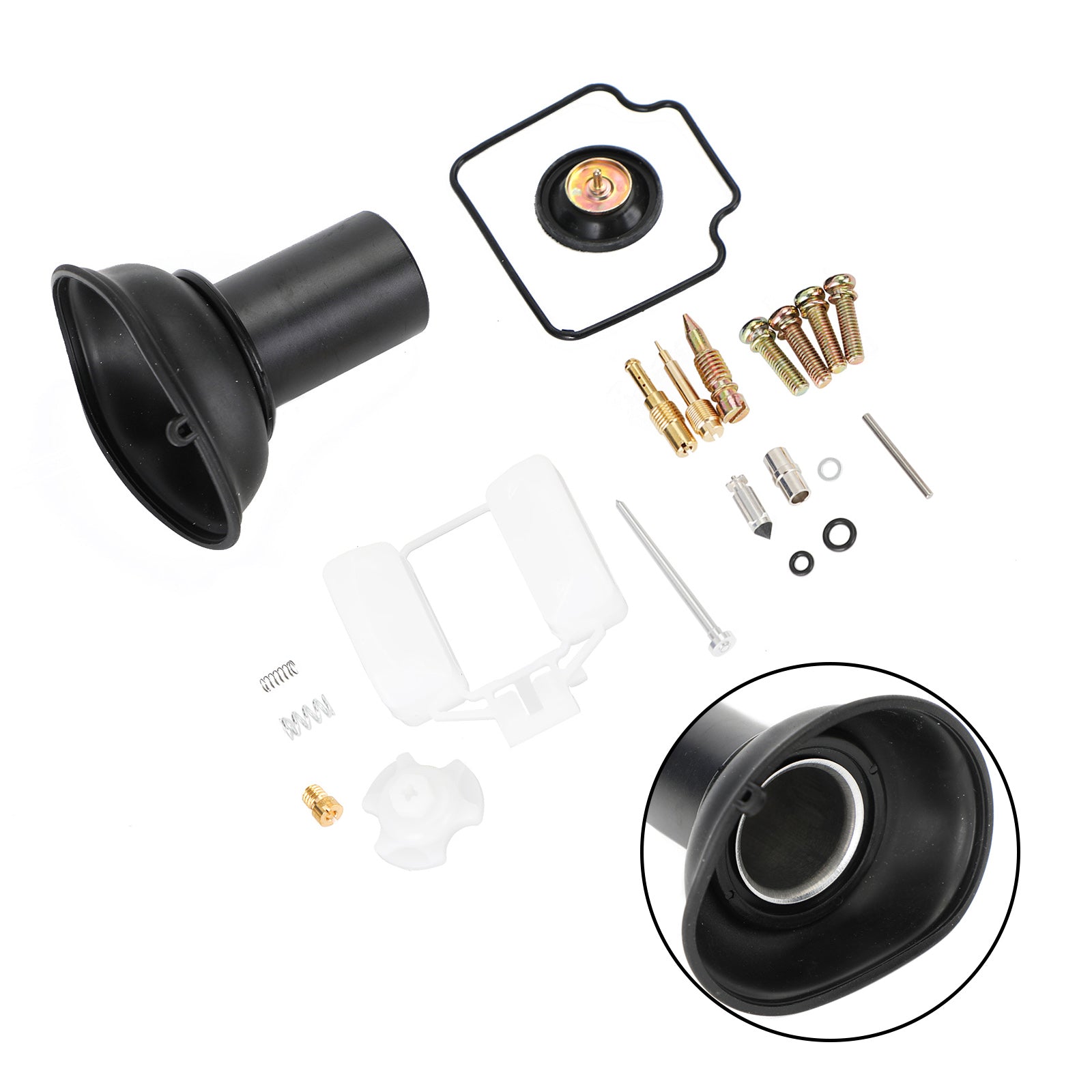 Carburetor Carb Rebuild Kit Fit til Honda CBX250 Twister Cylinder Motorcykel Generisk