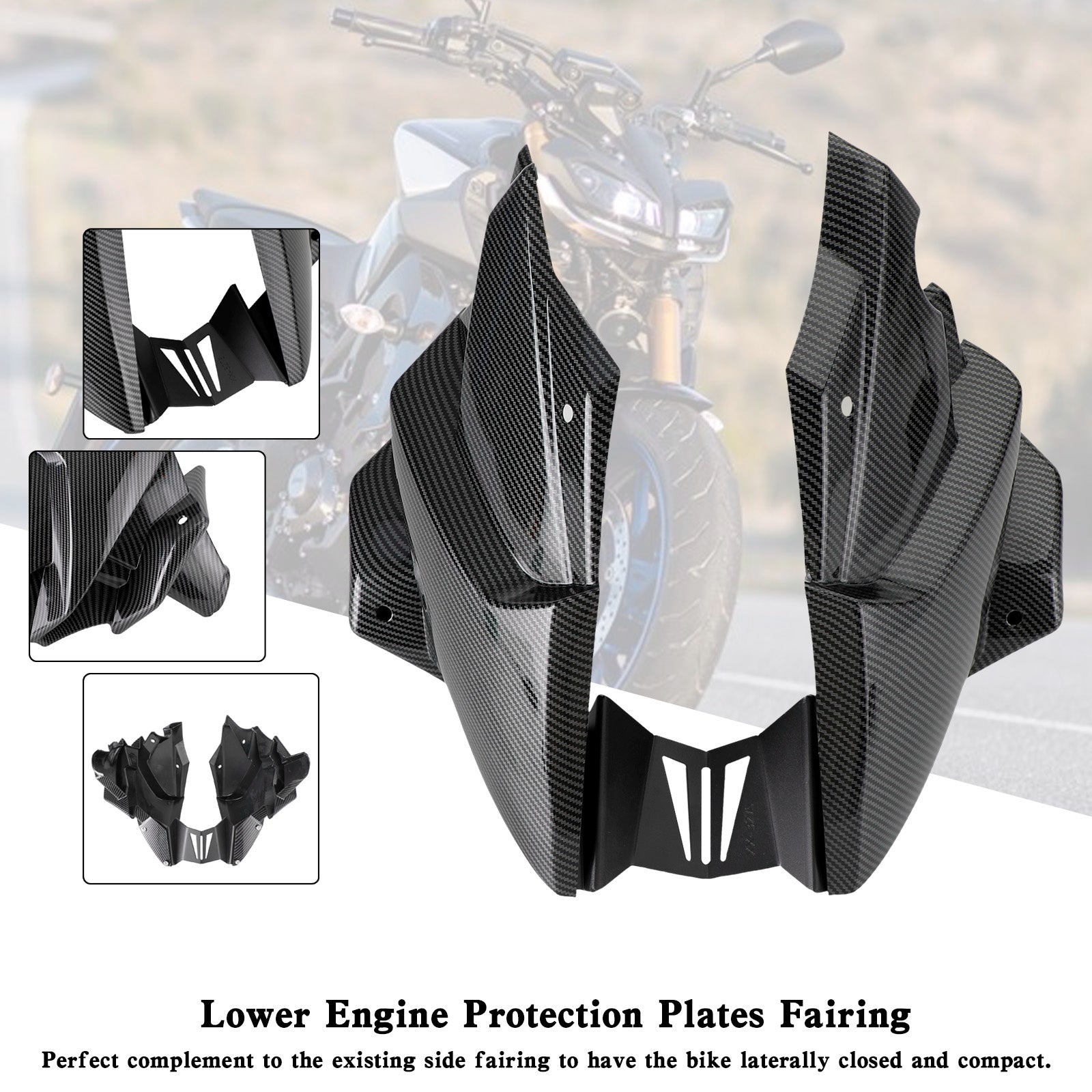 Ermax Belly Pan Lower Engine Side Fairing For Yamaha MT-09 / SP 2021-2022