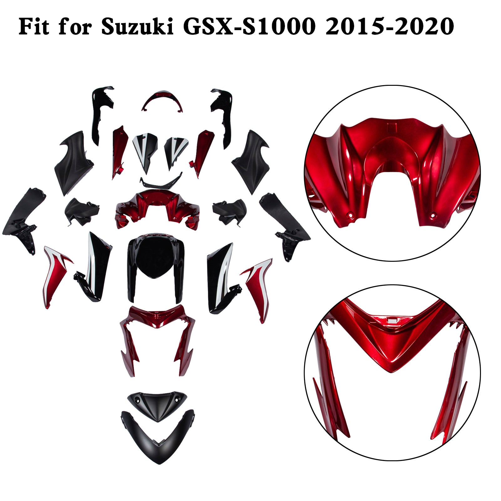 Amotopart (2015–2020) Suzuki GSX-S 1000 Verkleidungssatz Kollektion 2