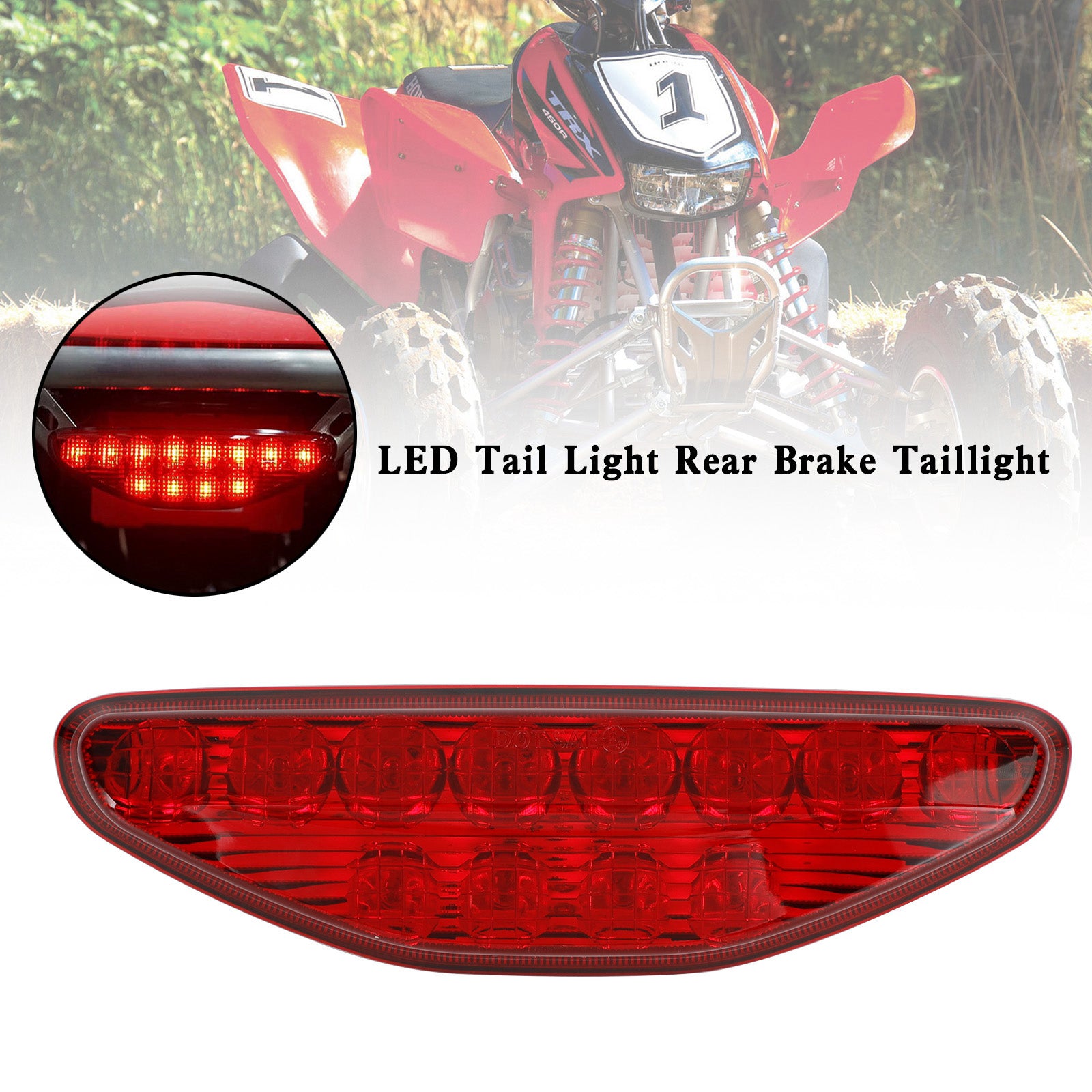 LED テールライトリアブレーキテールライトホンダ TRX450R & TRX450ER 2006-2014