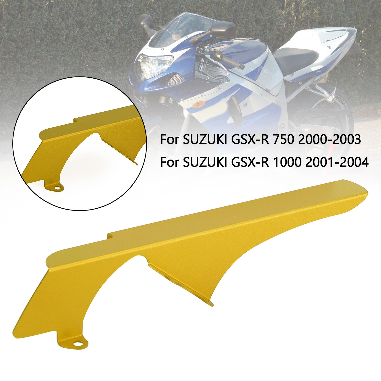 スズキ 00-03 GSXR 750 & 01-04 GSXR 1000 スプロケット チェーン ガード カバー