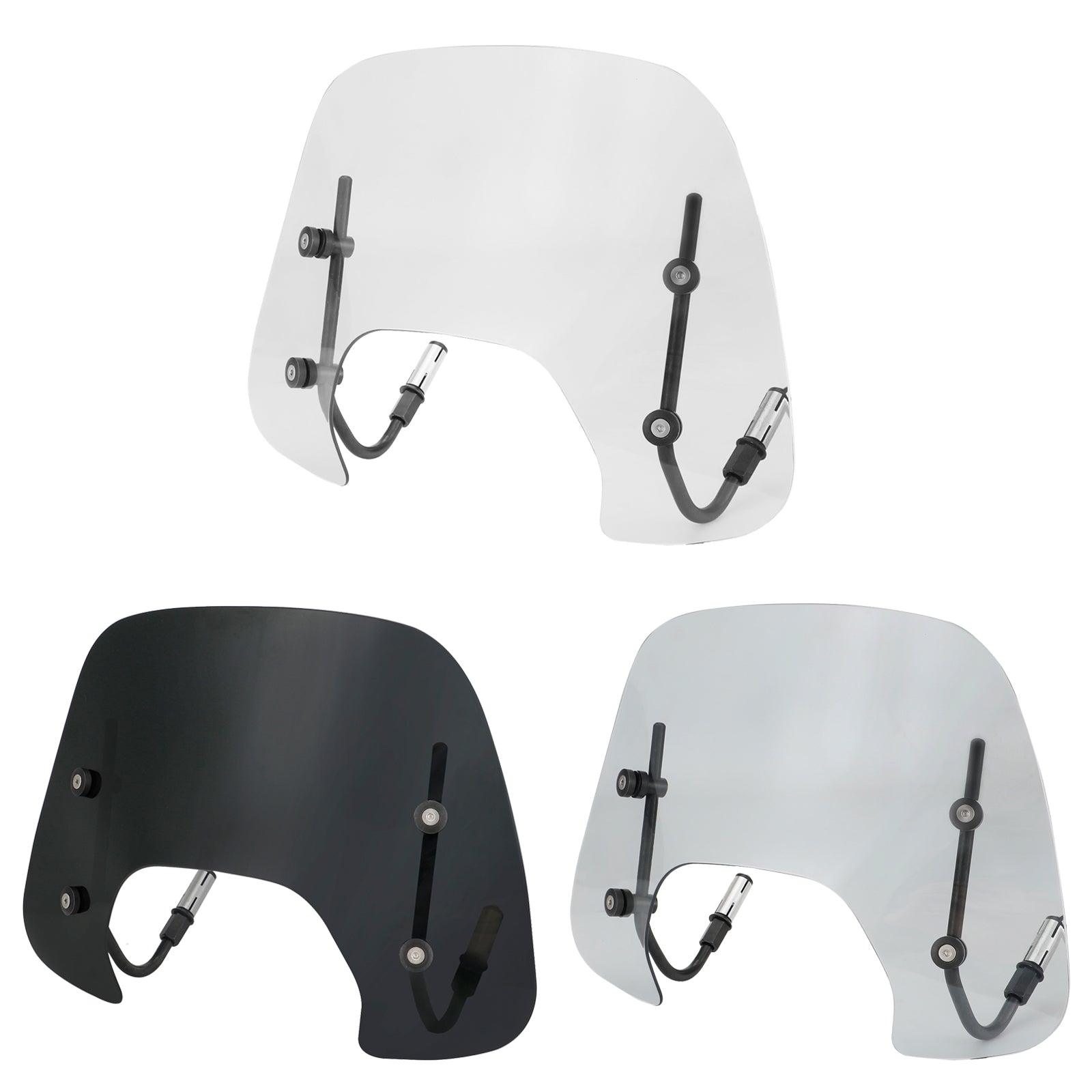 ABS motorcykel forrude forrude pasform til Vespa Sprint 150 2016-2021 generisk