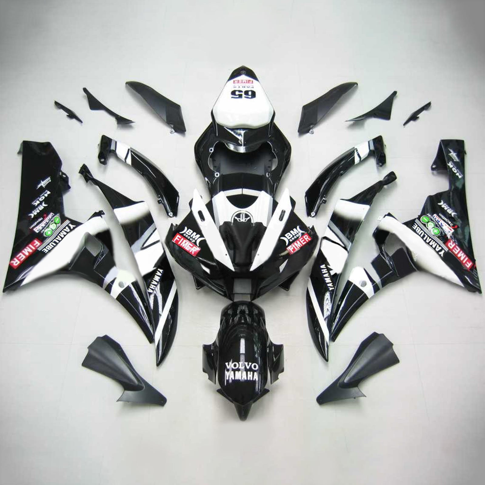 Injection Fairing Kit Bodywork Plastic ABS fit For Yamaha YZF 600 R6 2006-2007