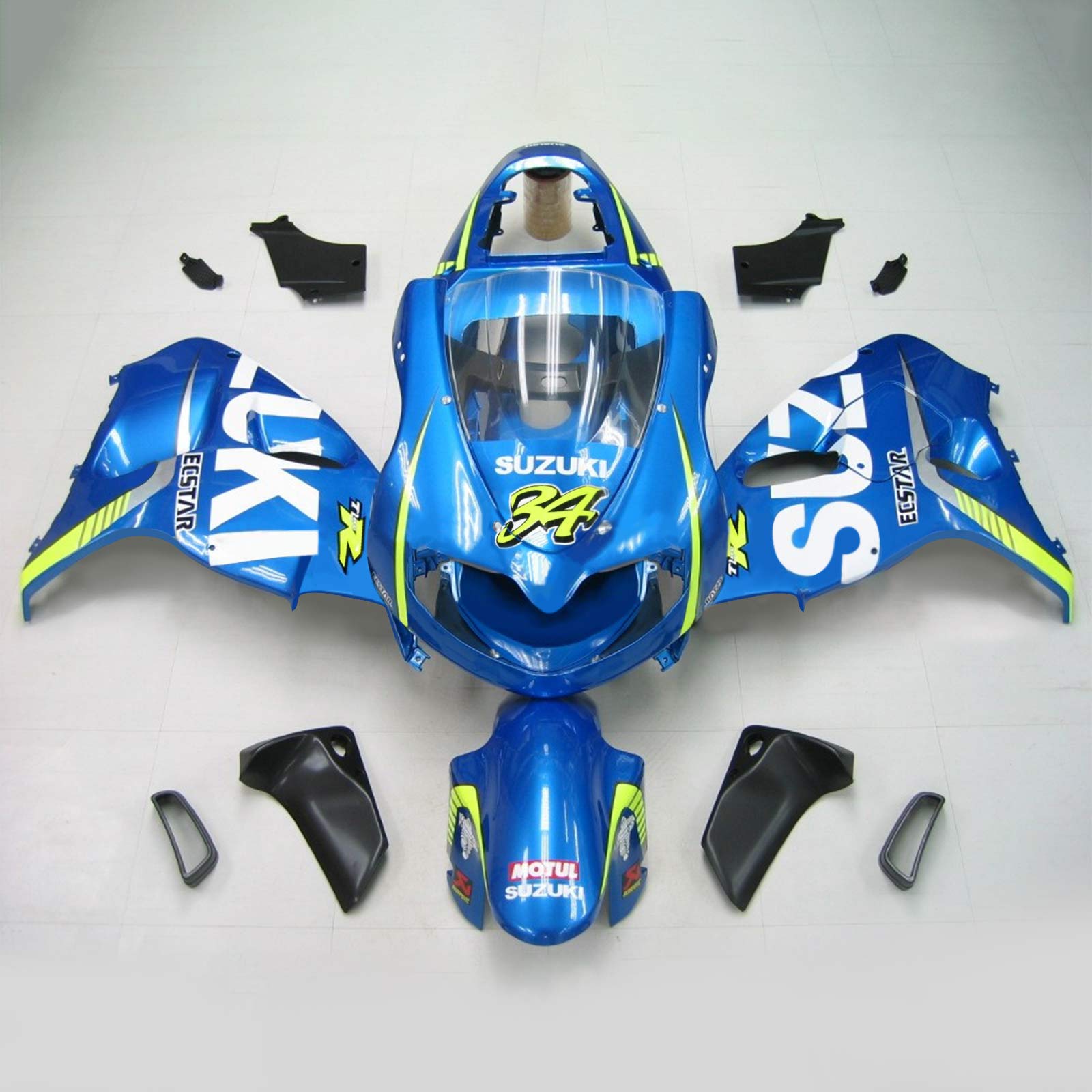 Amotopart 1998-2003 Suzuki TL1000R Fairing Ecstar Blue Kit