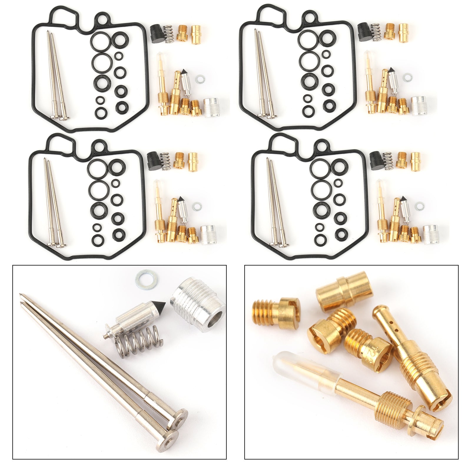Kit di ricostruzione riparazione carburatore 4 pezzi per Honda CB750F CB750 F Super Sport 1980-1982