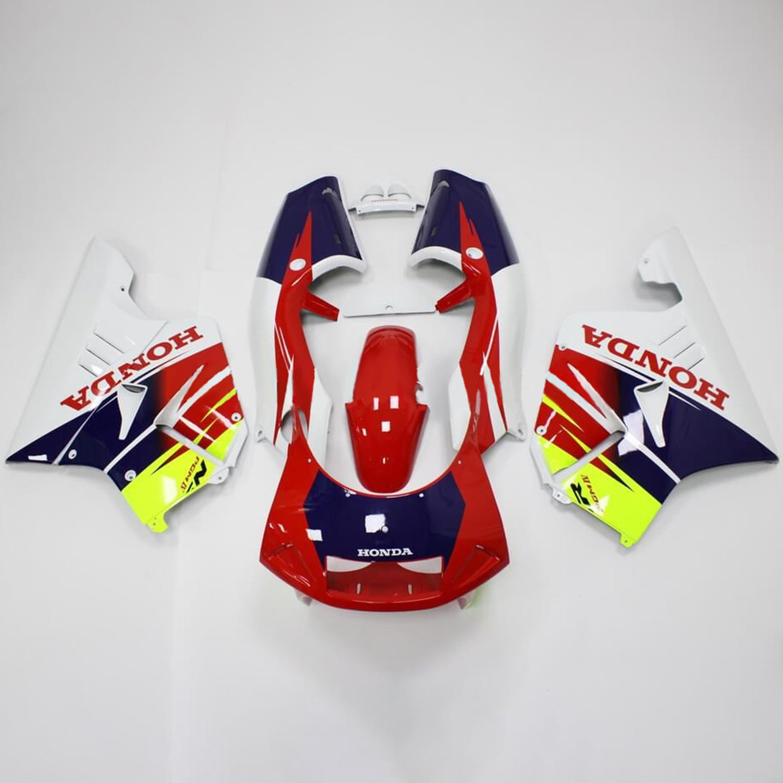 Amotopart 1994-1996 Honda NSR250 PGM-4 Fairing Blue&Red Kit