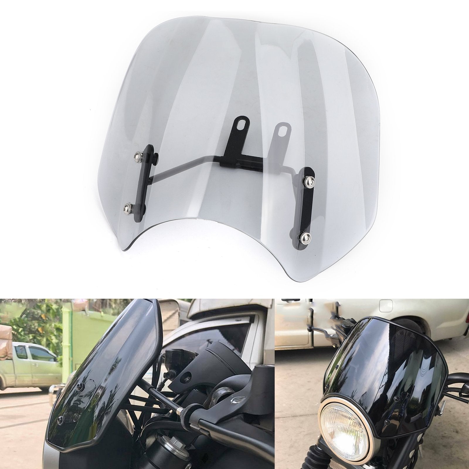 Honda CMX500 Rebel 2018-2019 Windshield Windscreen with Bracket