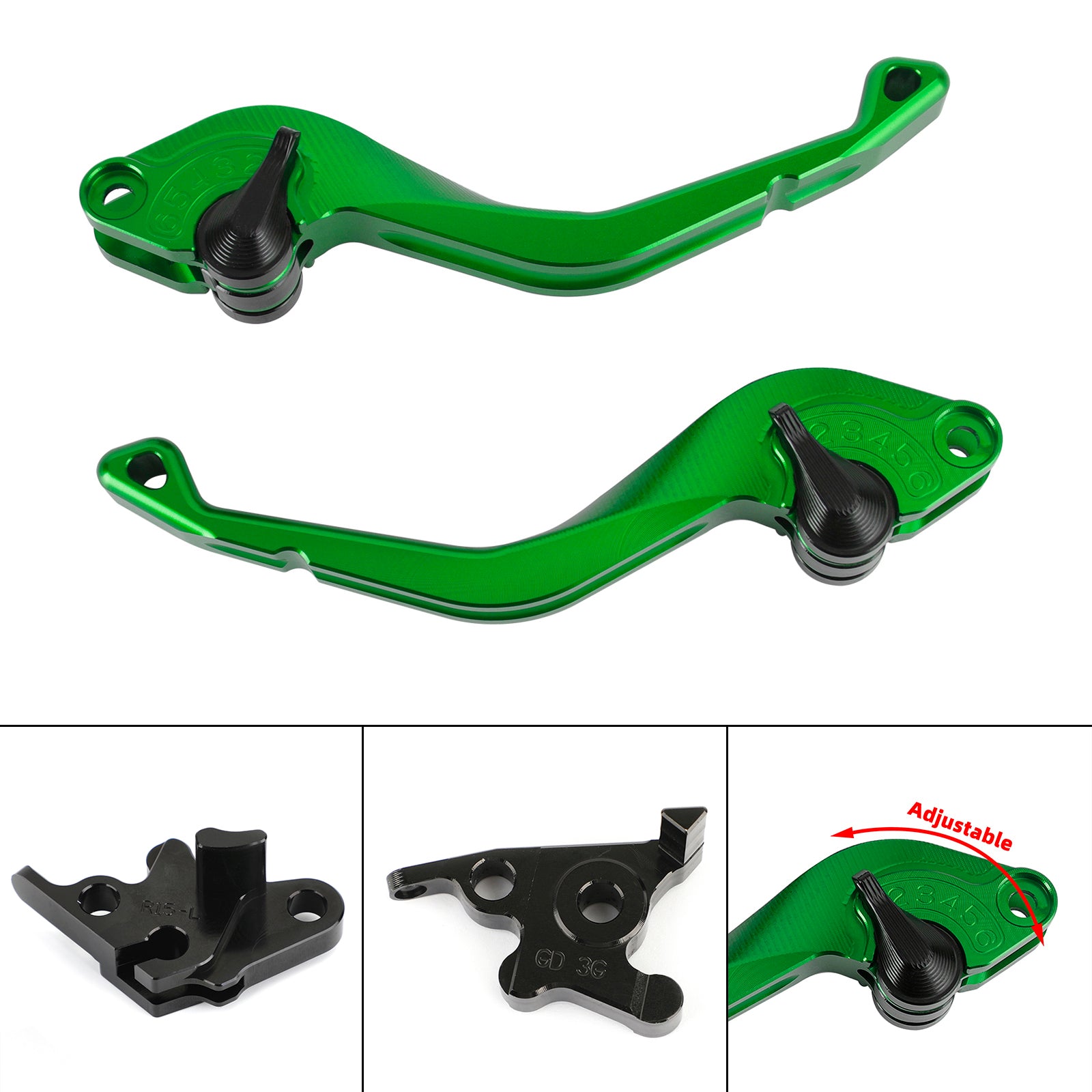 CNC Short Clutch Brake Lever Fit til Yamaha MT125 2014-2019
