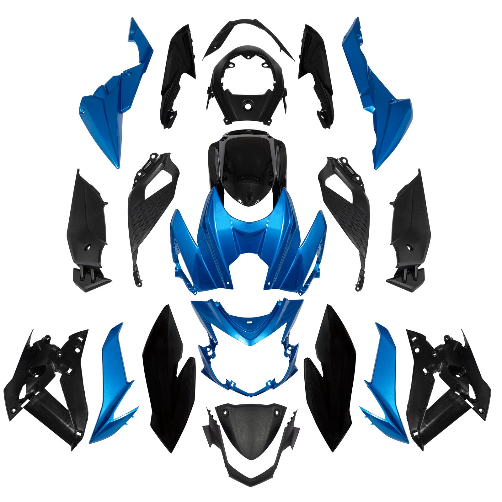 Amotopart (2017-2024) Suzuki GSXS 750 Bodywork Fairing Kit Colletion