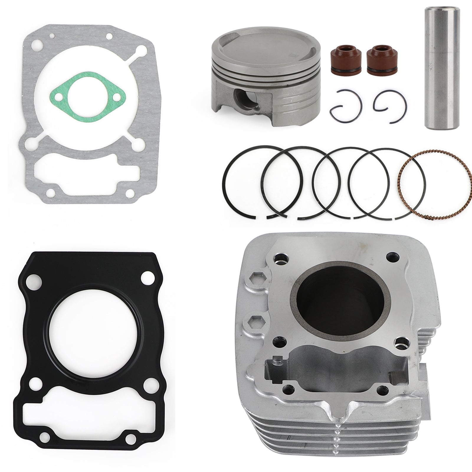 2006-2017 Honda CRF150F CRF 150 F & 2014-2018 XR150 XR150L XR150LEK Shadow Piston Cylinder Gasket Top End Kit 57.3mm