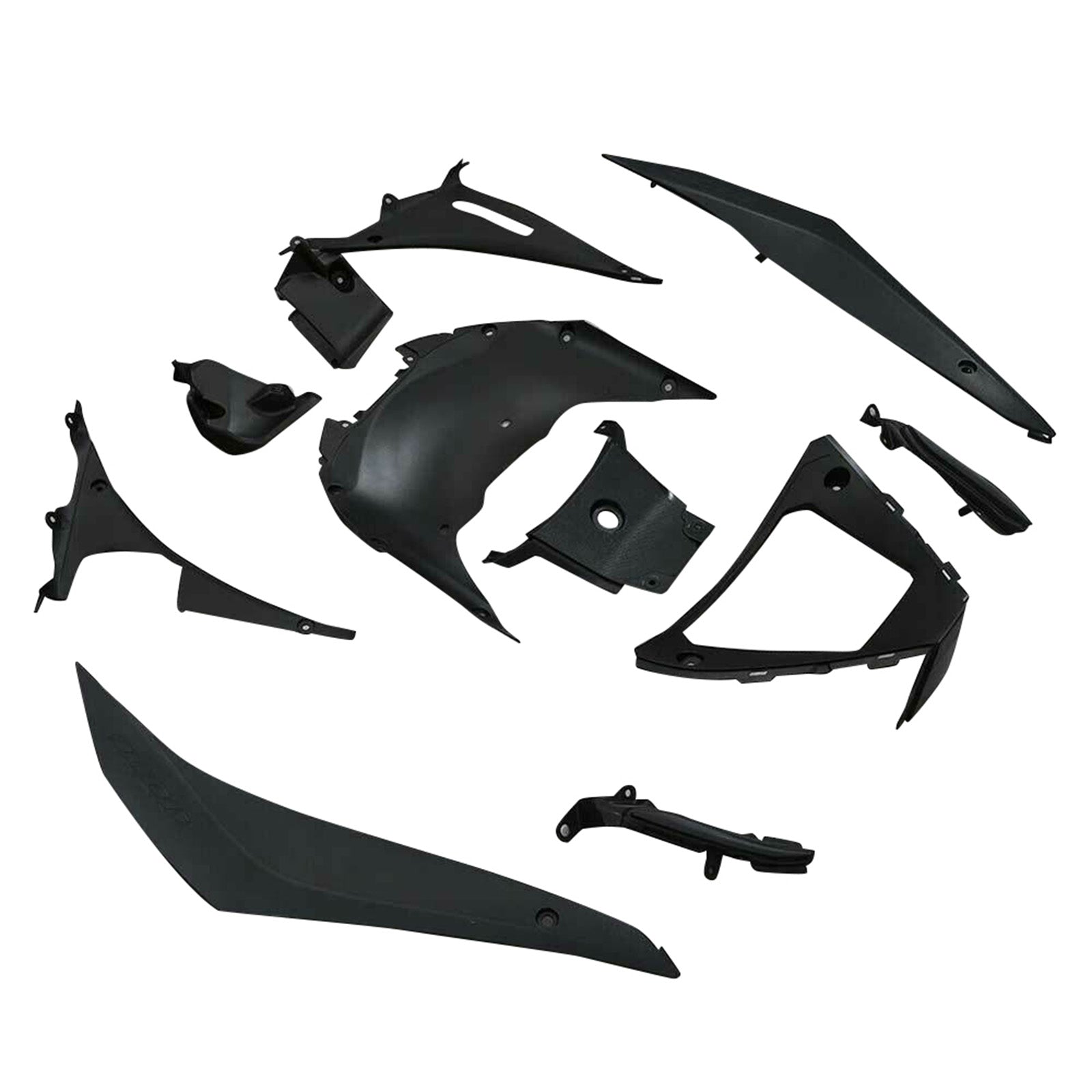 Amotopart Suzuki GSXR1000 2017-2024 Kit de carenagem não pintado