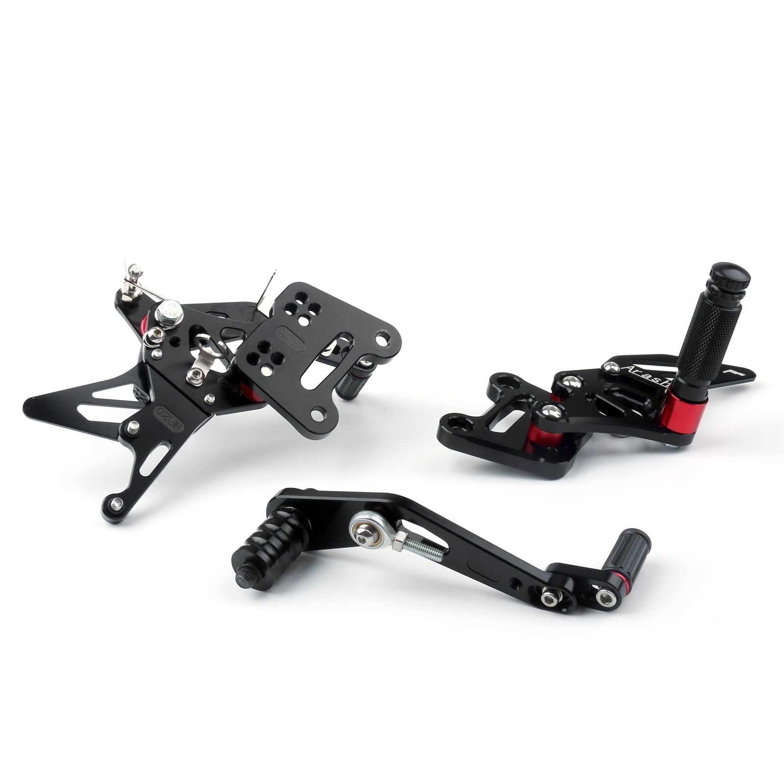 17-23 Suzuki GSXR1000 GSXR1000R ABS CNC Rearsets Footpegs Footrest