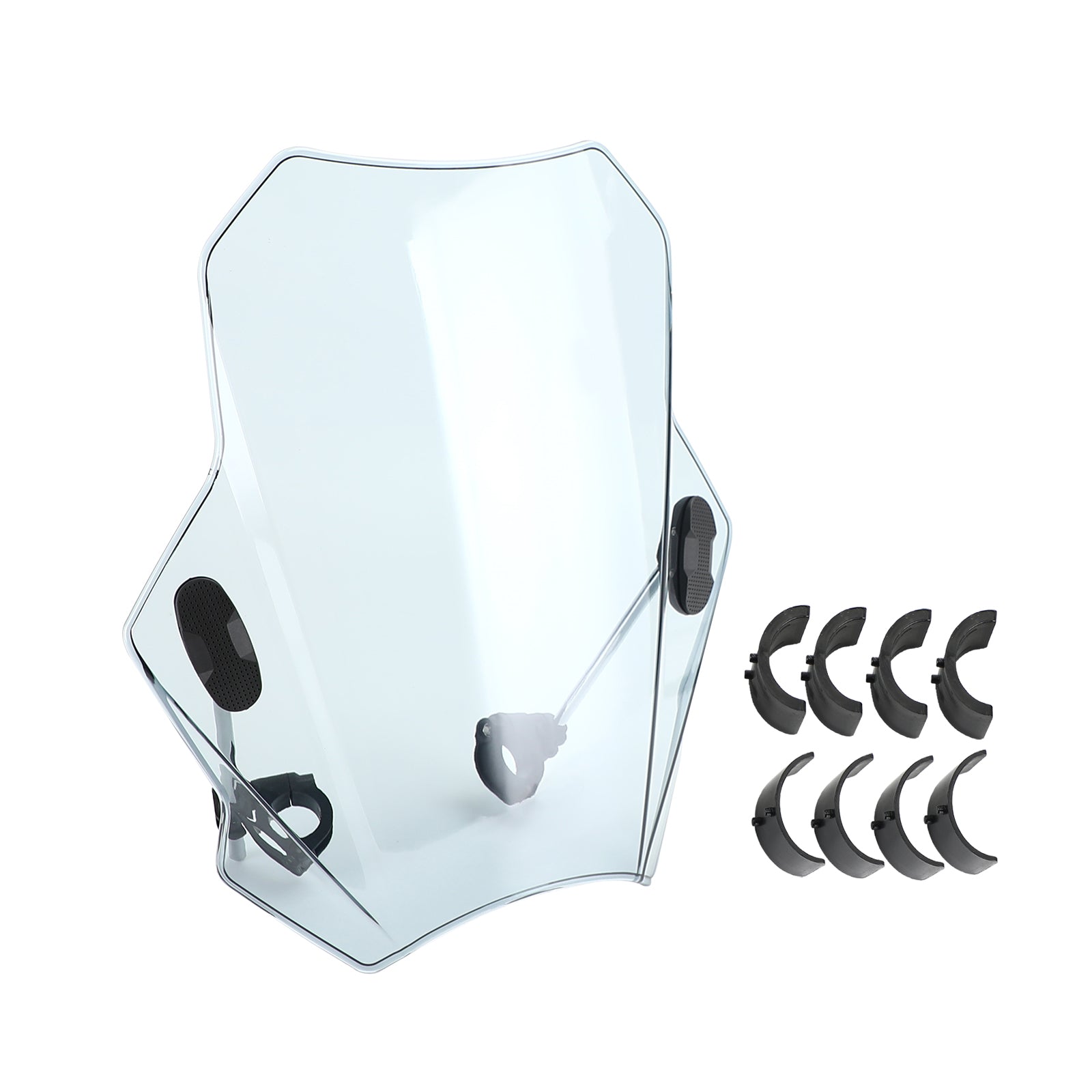 Universal Motorrad einstellbarer Windschirm Windschutzscheibe 22 mm 25 mm 28 mm Lenker Generikum