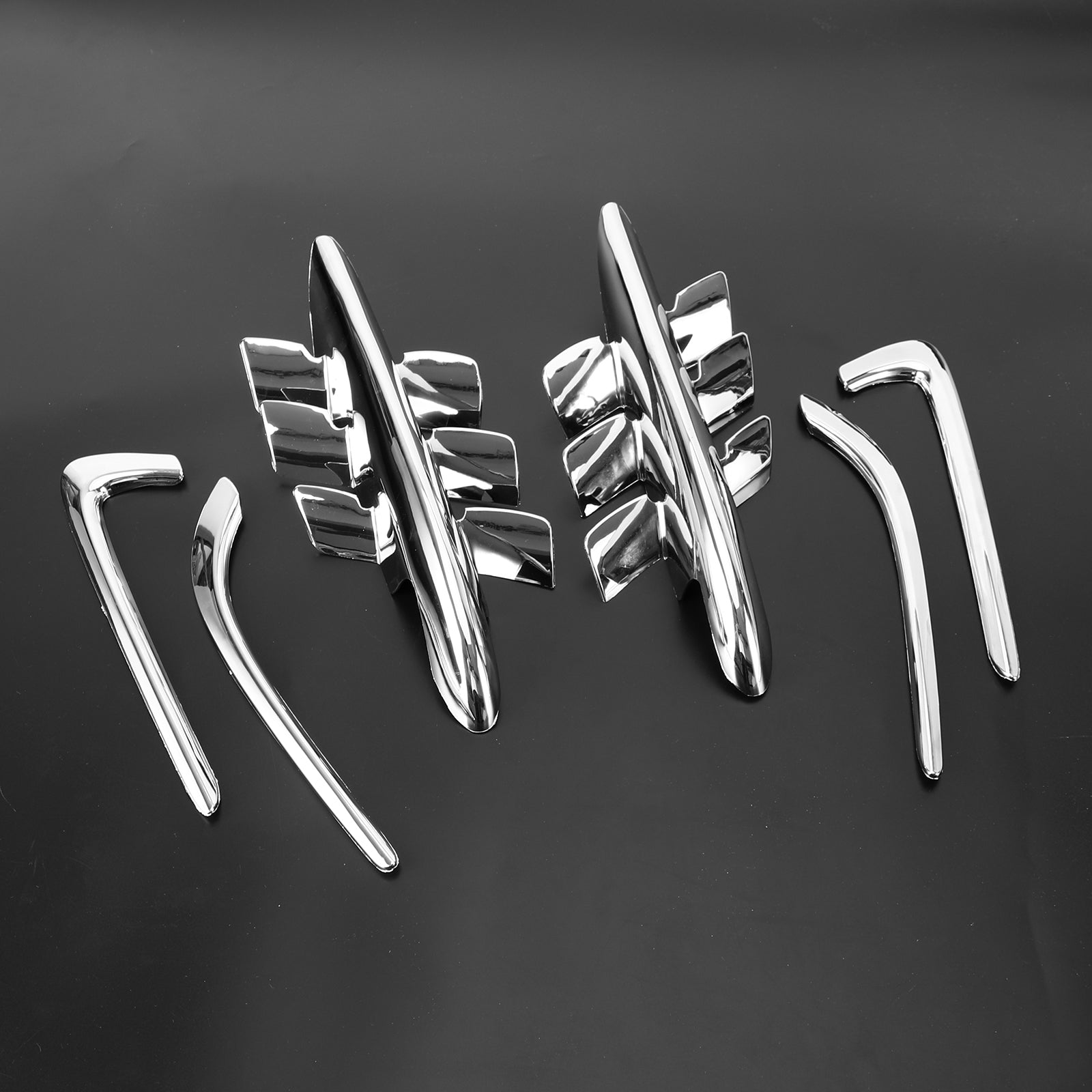 2001-2011 Honda GL1800 Honda Verkleidung Premier Shark Gills Chrom