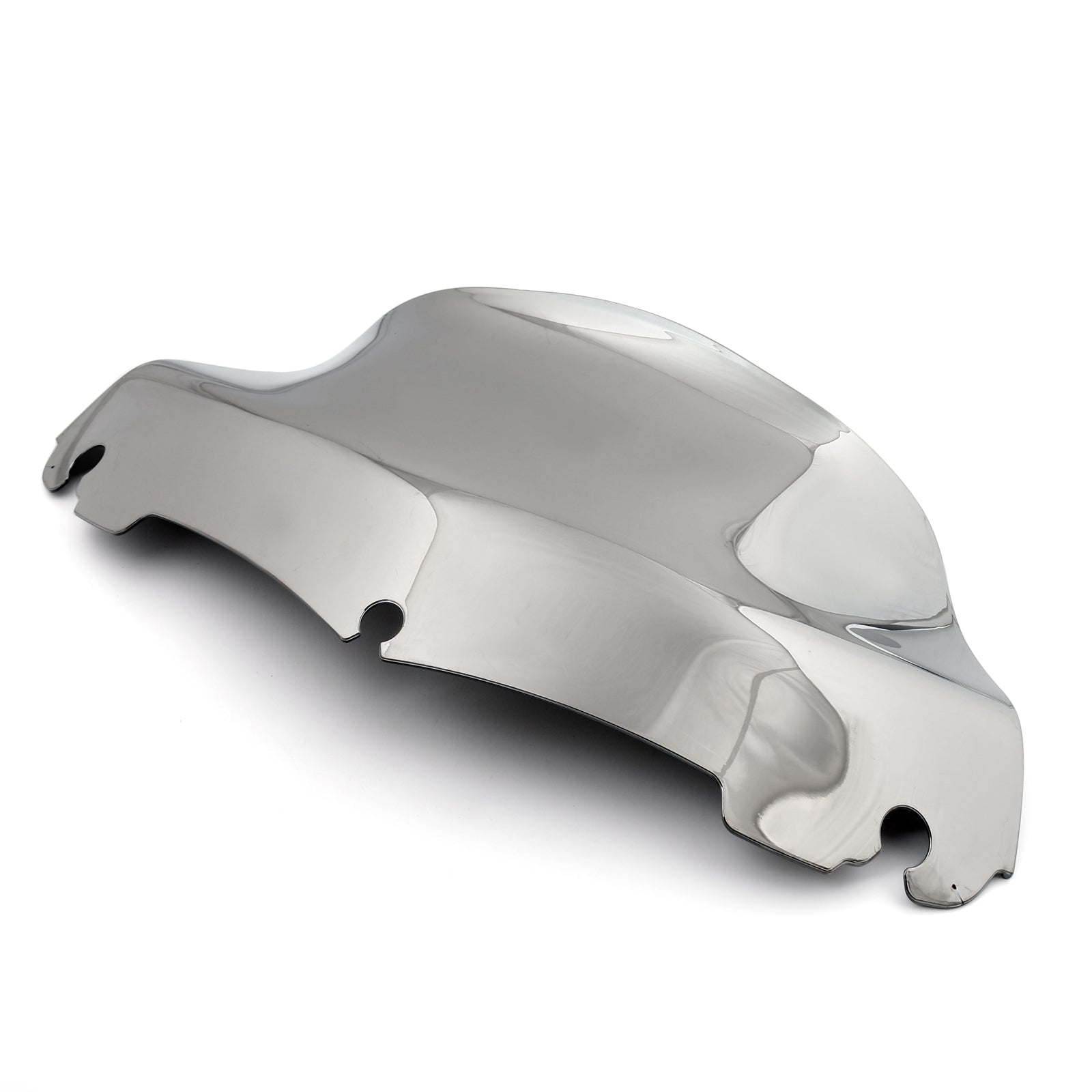 Parabrisas ABS de 9 pulgadas para Touring Electra Street Tri Glide FLHT FLHTC 2014-2016, cromado genérico