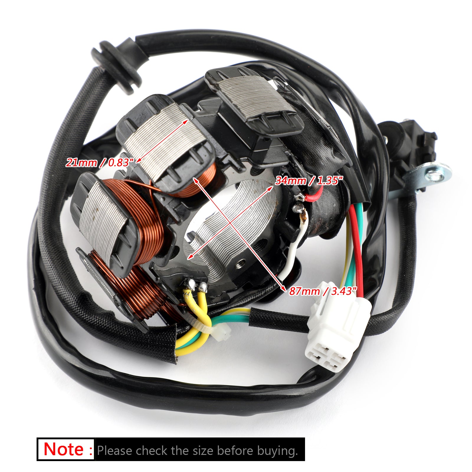 Bobina do estator alternador para Kawasaki KLX 300 KLX300R 1996-2007 #.21003-1274 via Fedex