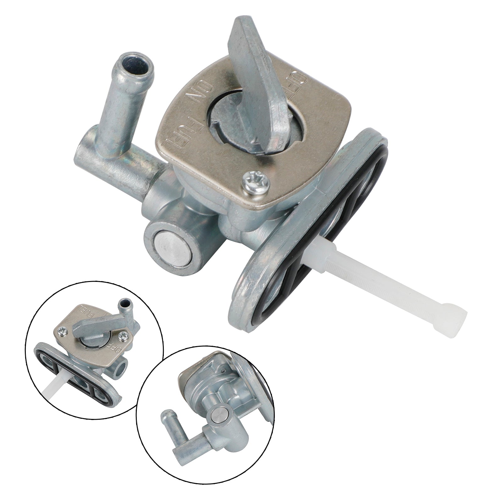 Valvola del rubinetto del carburante del serbatoio del gas Rubinetto adatto per Kawasaki KX125 KX250 92-98 51023-1182 Generico
