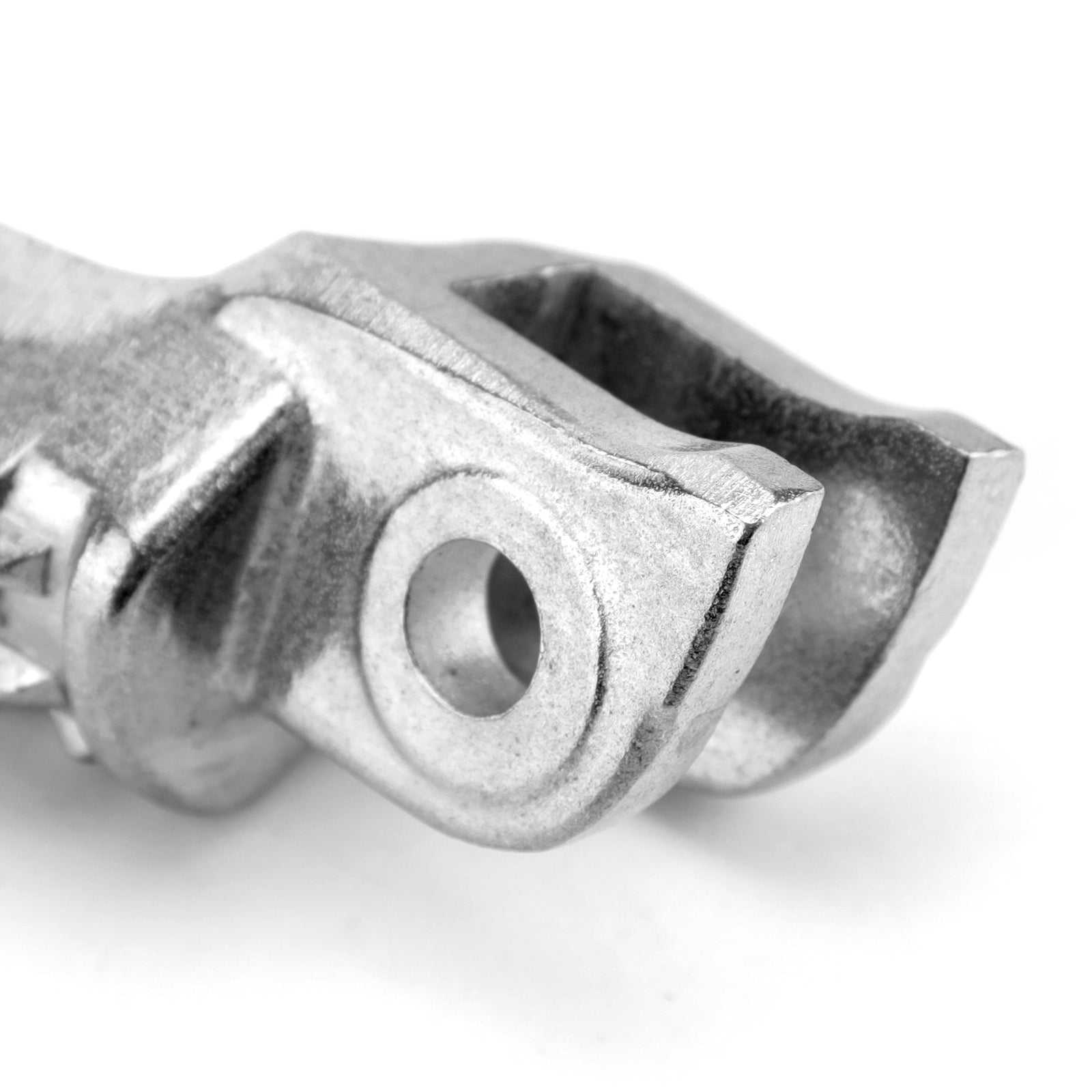 Front Foot Peg fotstøtte for Honda CB1000R CBR600RR CBR1000RR VTR1000S Sølv