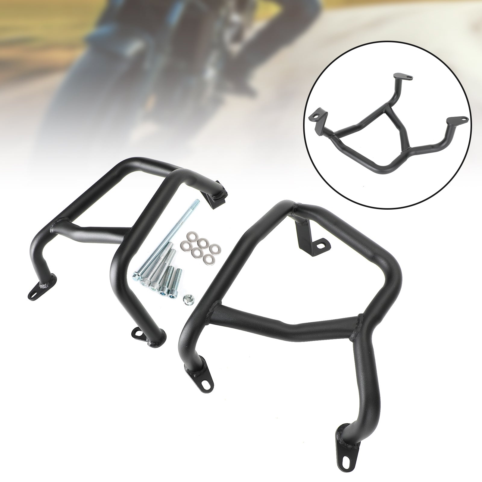 Paraurti protezione telaio barra di protezione motore per Honda Cb 400X 400F 21-22 Argento generico