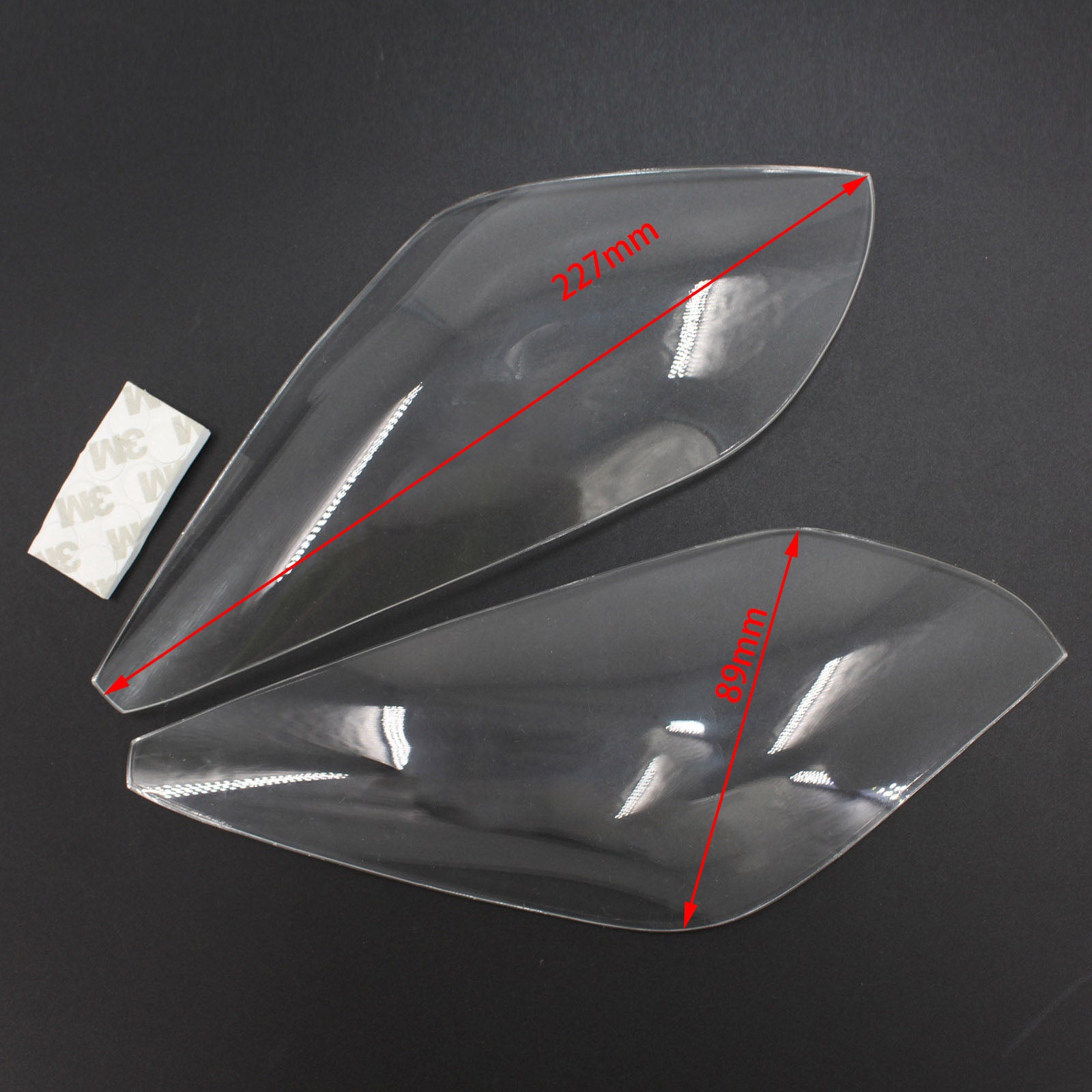 Protección de lente de faro delantero para Yamaha Mt-09 Fj 09 Tracer 16-18? Smoke Generic