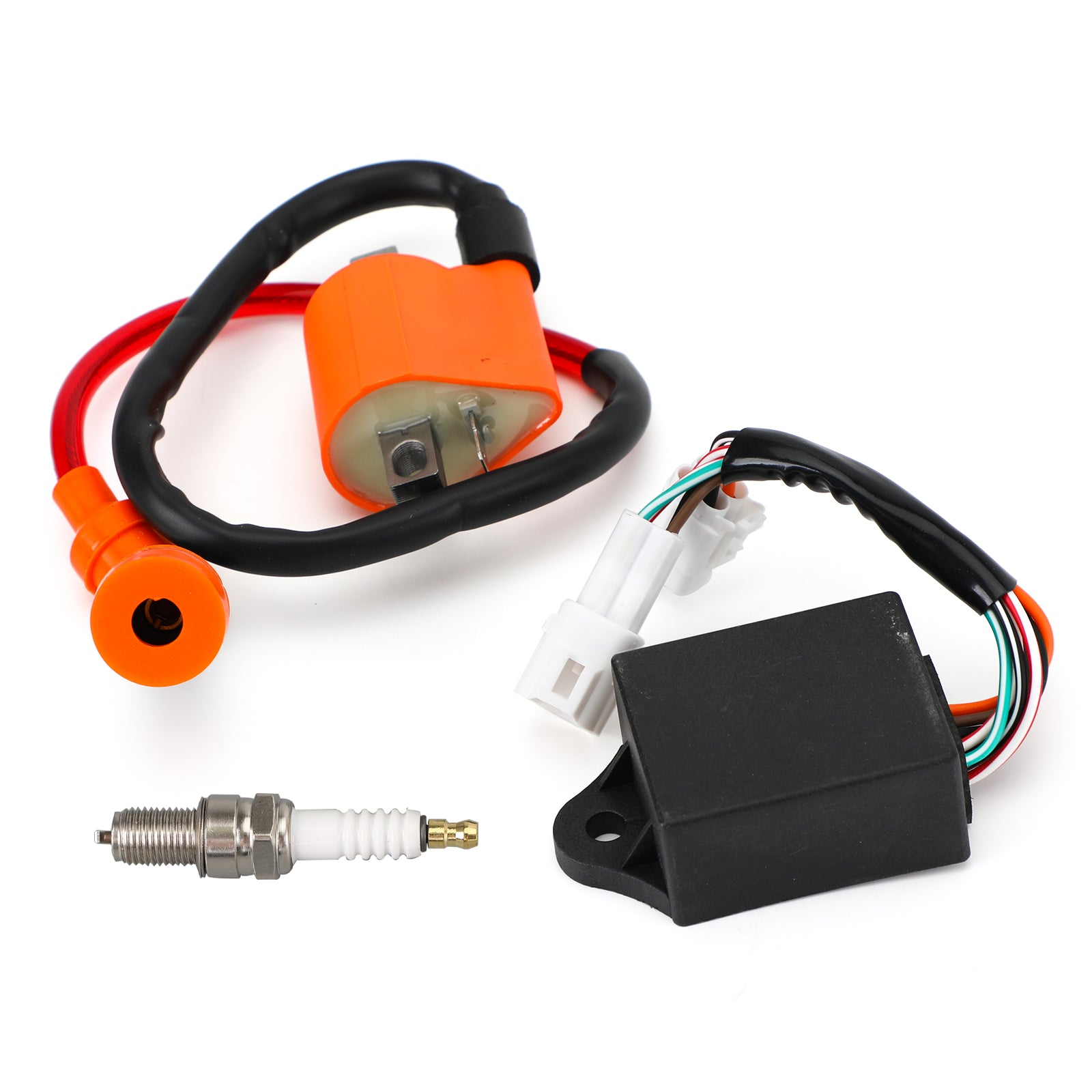 Yamaha Bear Tracker 250 YFM250B YFM250X 99-00 & 94-98 Timberwolf 250 YFB250 & Bobine d'allumage et bougie d'allumage CDI 4BD-85540-10-00 pour Timberwolf 250 YFB250FW 4x4 94-00