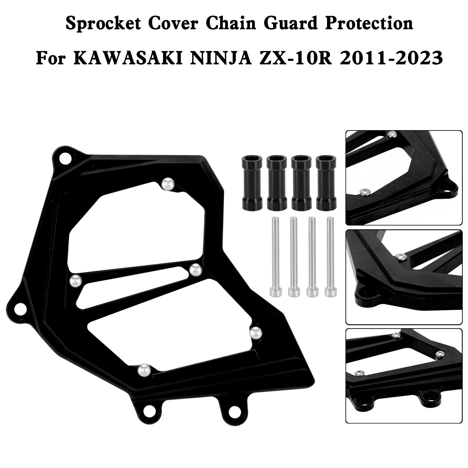 Front Soprocket Cover Chain Guard för Kawasaki Ninja ZX-10R ZX10R 2011-2023